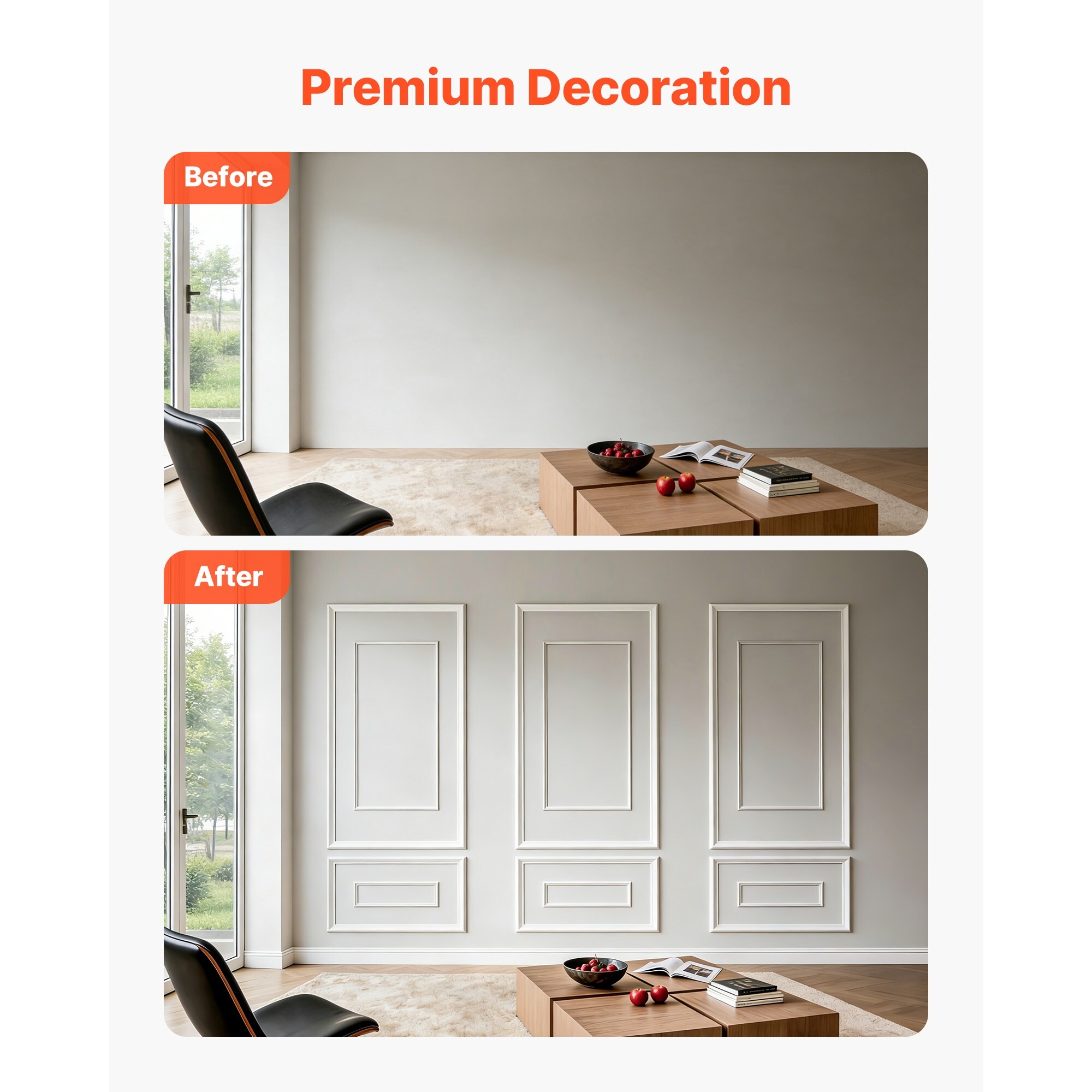 Numhew NHWILL11711 Wall-Panel-Moulding - View #3