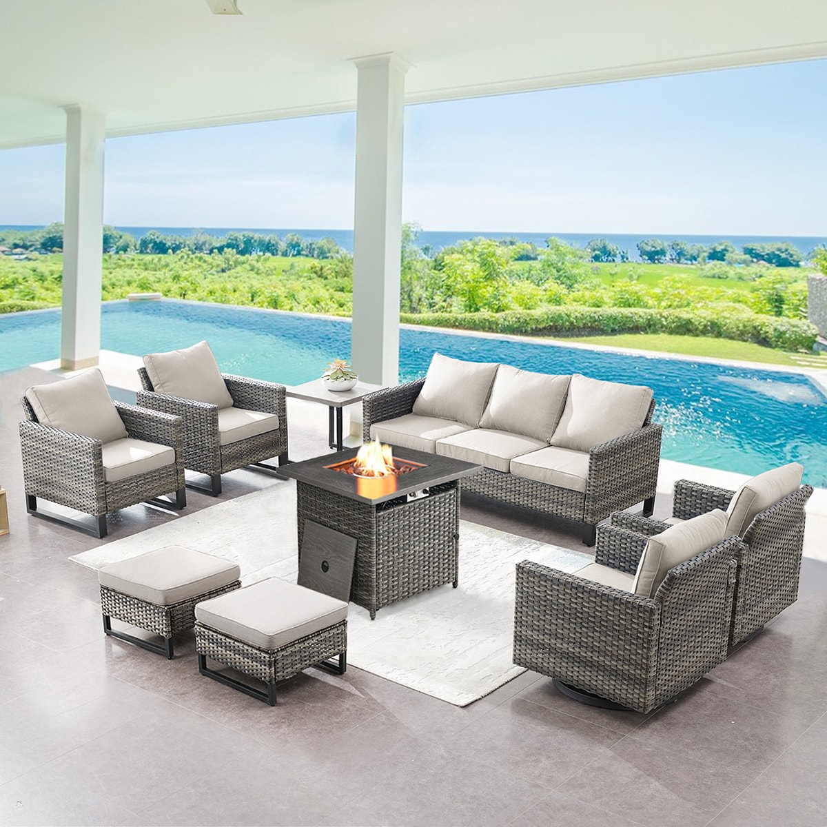 Rilyson FS062063069099070-2 Patio-Conversation-Sets - View #3