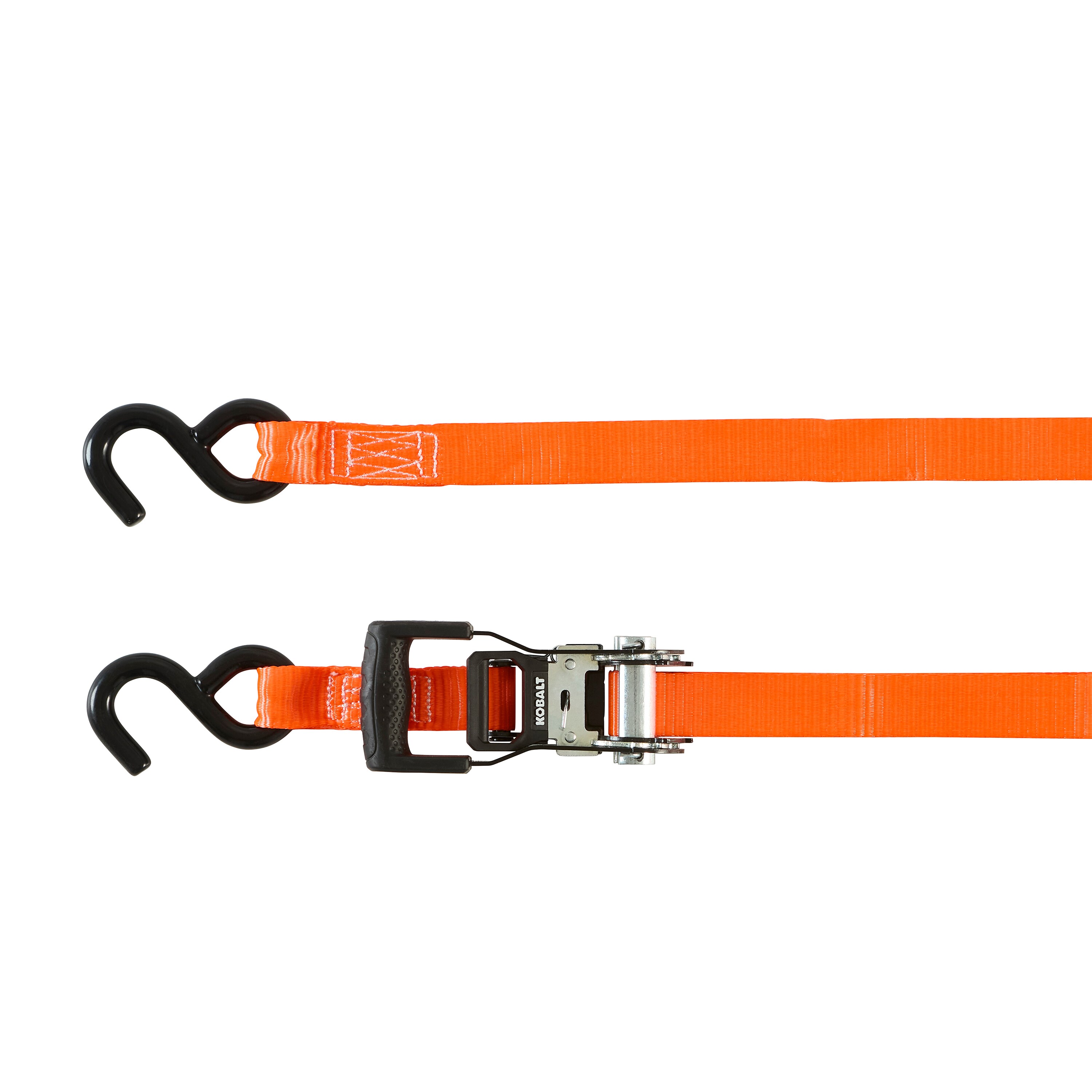 Kobalt 9661 1-in x 12-ft Ratcheting Strap Tie Down with S-hook 3000-lb Break Strength (4-Pack)
