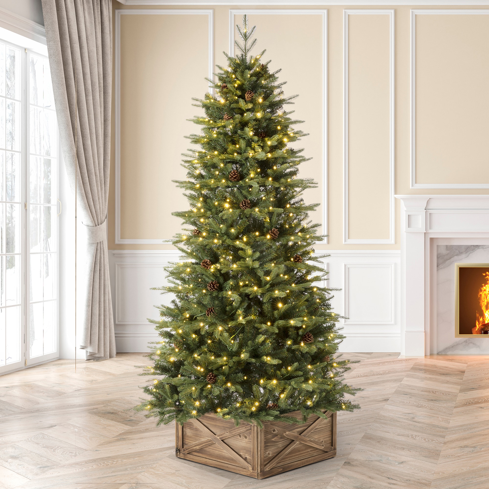 Glitzhome GH2014600011 Artificial-Christmas-Trees - View #7