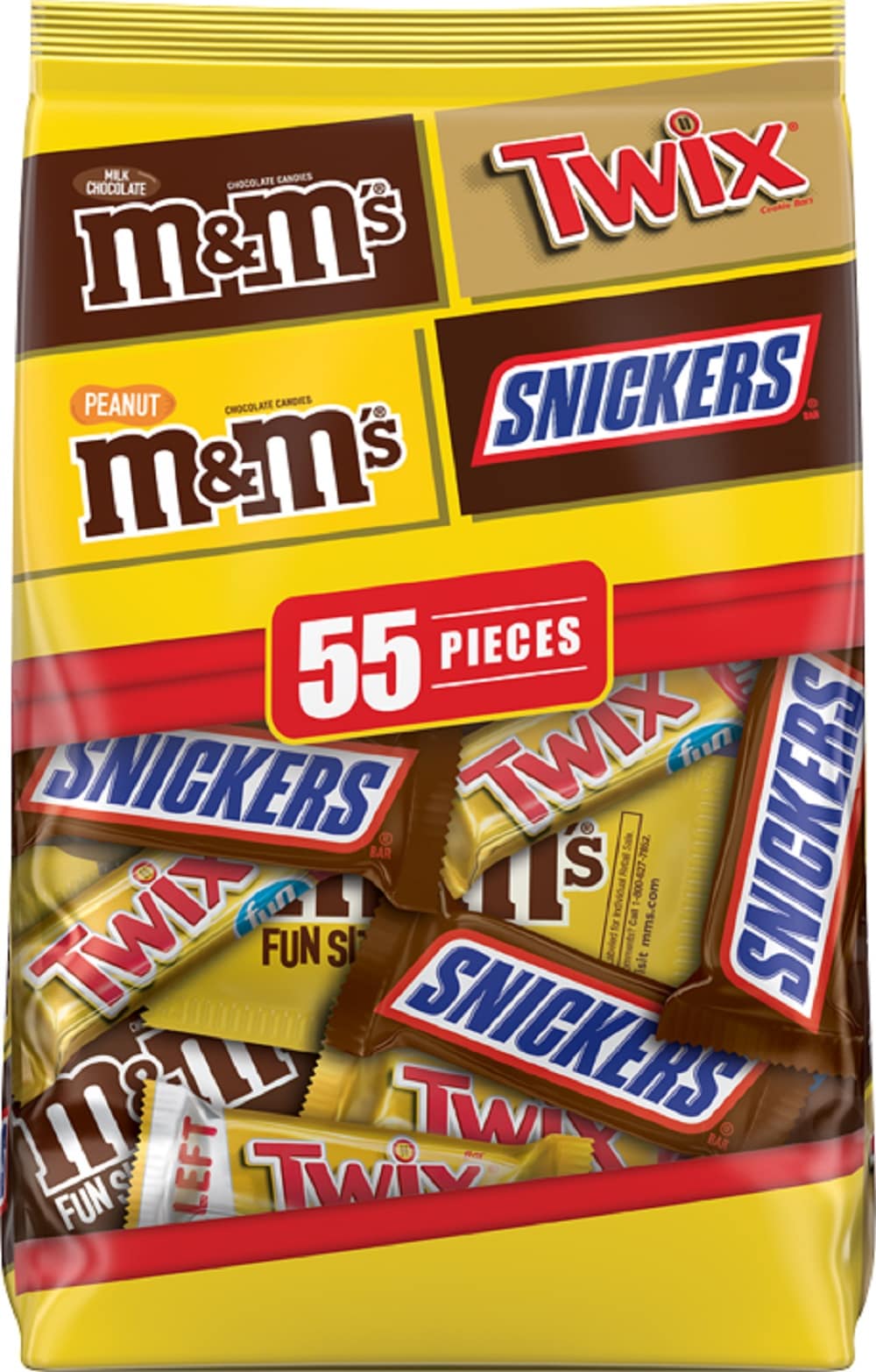 SNICKERS, M&M'S & TWIX Fun Size Chocolate  