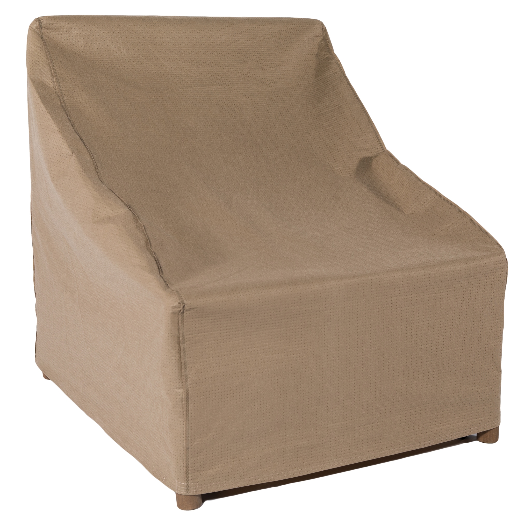Duck Covers ECH283049 Essential Latte Polypropylene Patio Furniture Cover For Stacking chairs