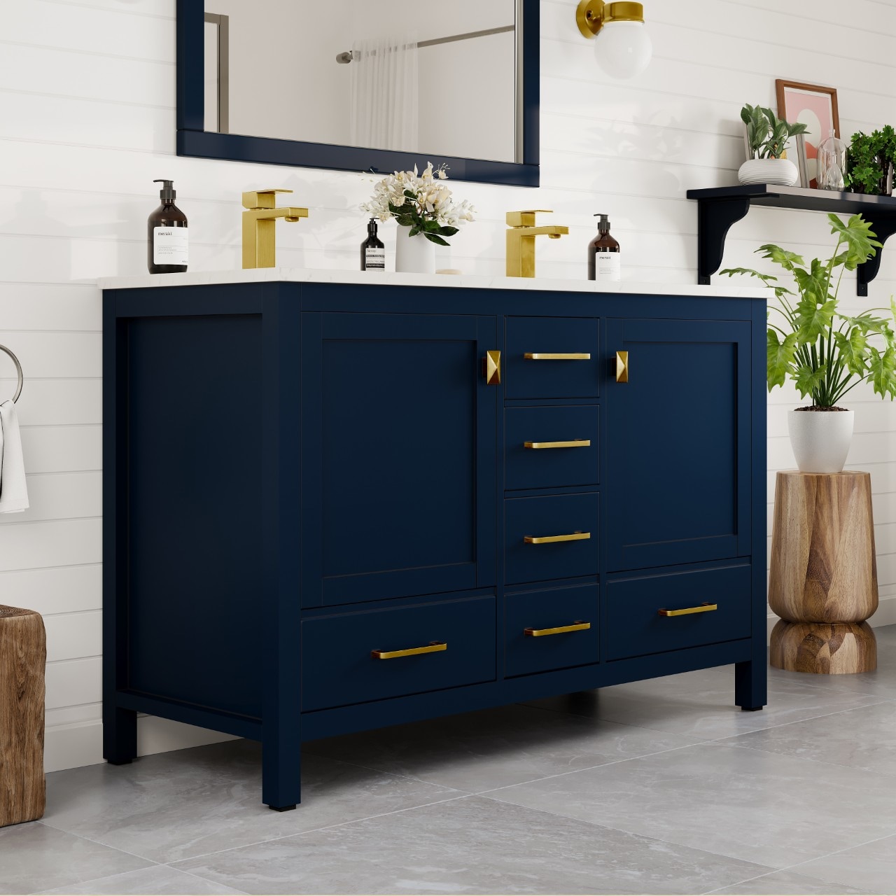 Eviva TVN414-48X18BLU-DS-Q Bath-Vanity-Combo - View #2