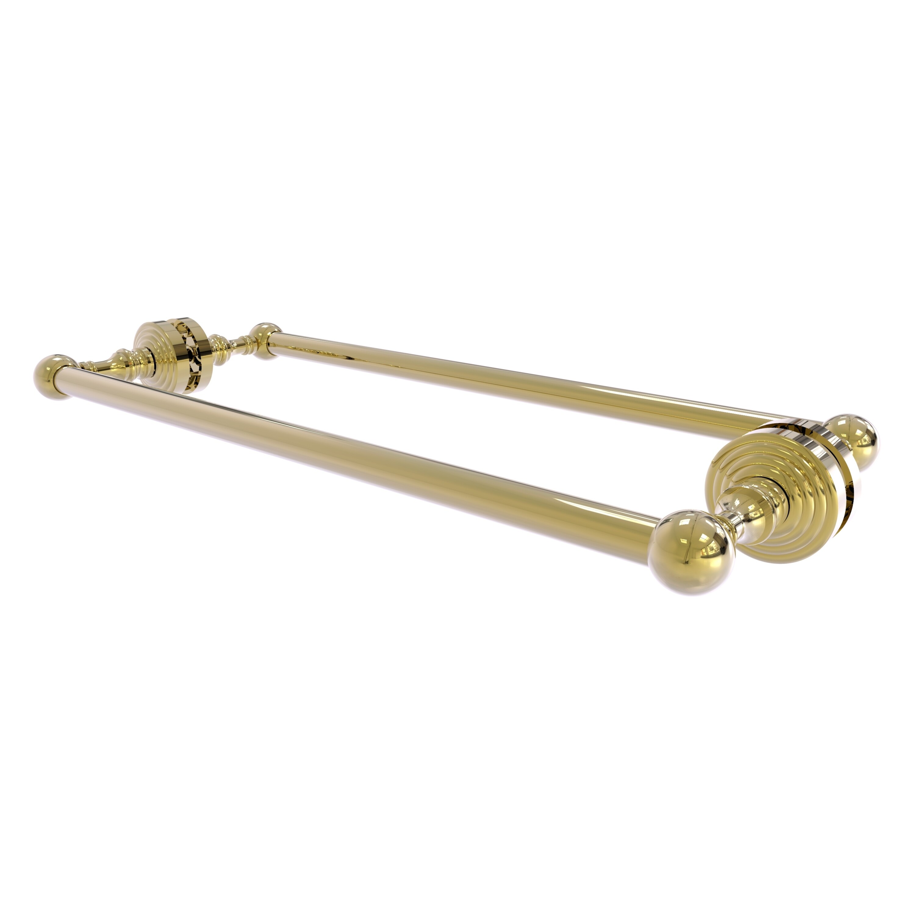 Allied Brass Waverly Place 12-in double Polished Brass Wall Mount