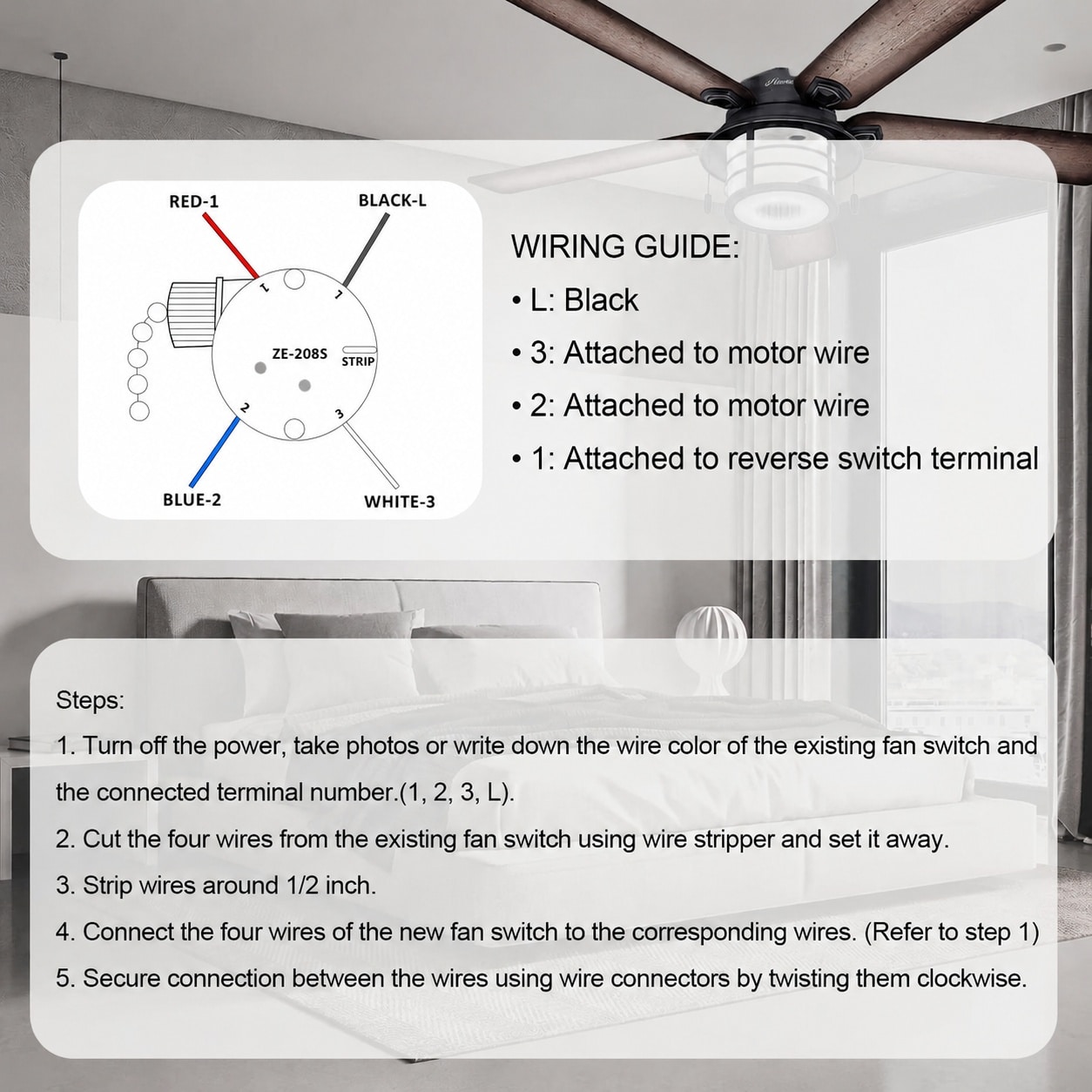 Anqtovp LAN0817N030 Ceiling-Fan-Mtg-Hdwr - View #3