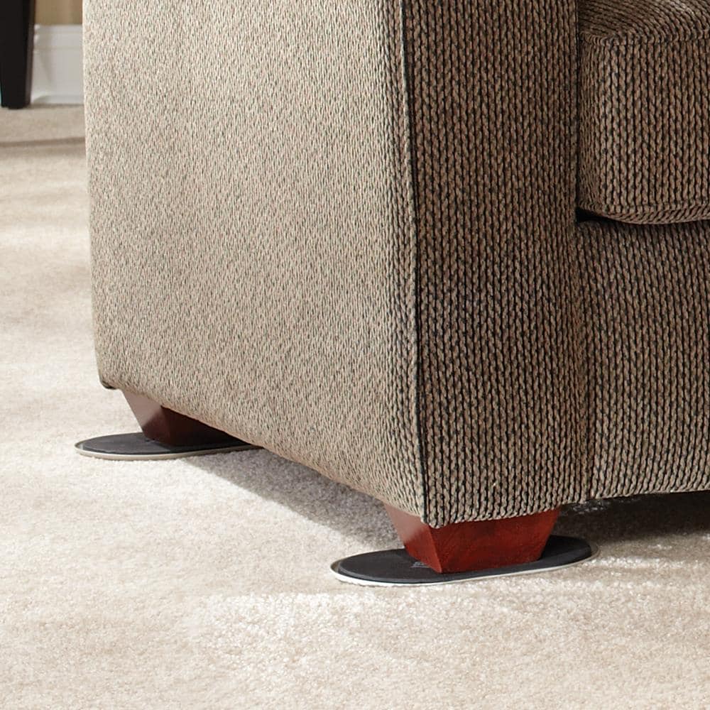 Super Sliders 9 1/2 x 5 3/4 Reusable XL Heavy Furniture Sliders for  Carpet, Brown (8 Pack)