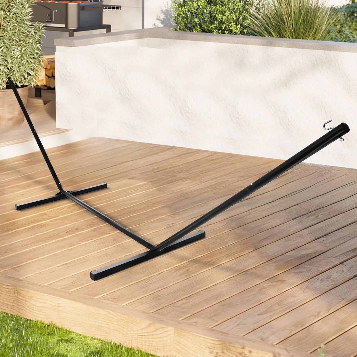 Hammock Stands Patio Furniture Color/Finish Gray