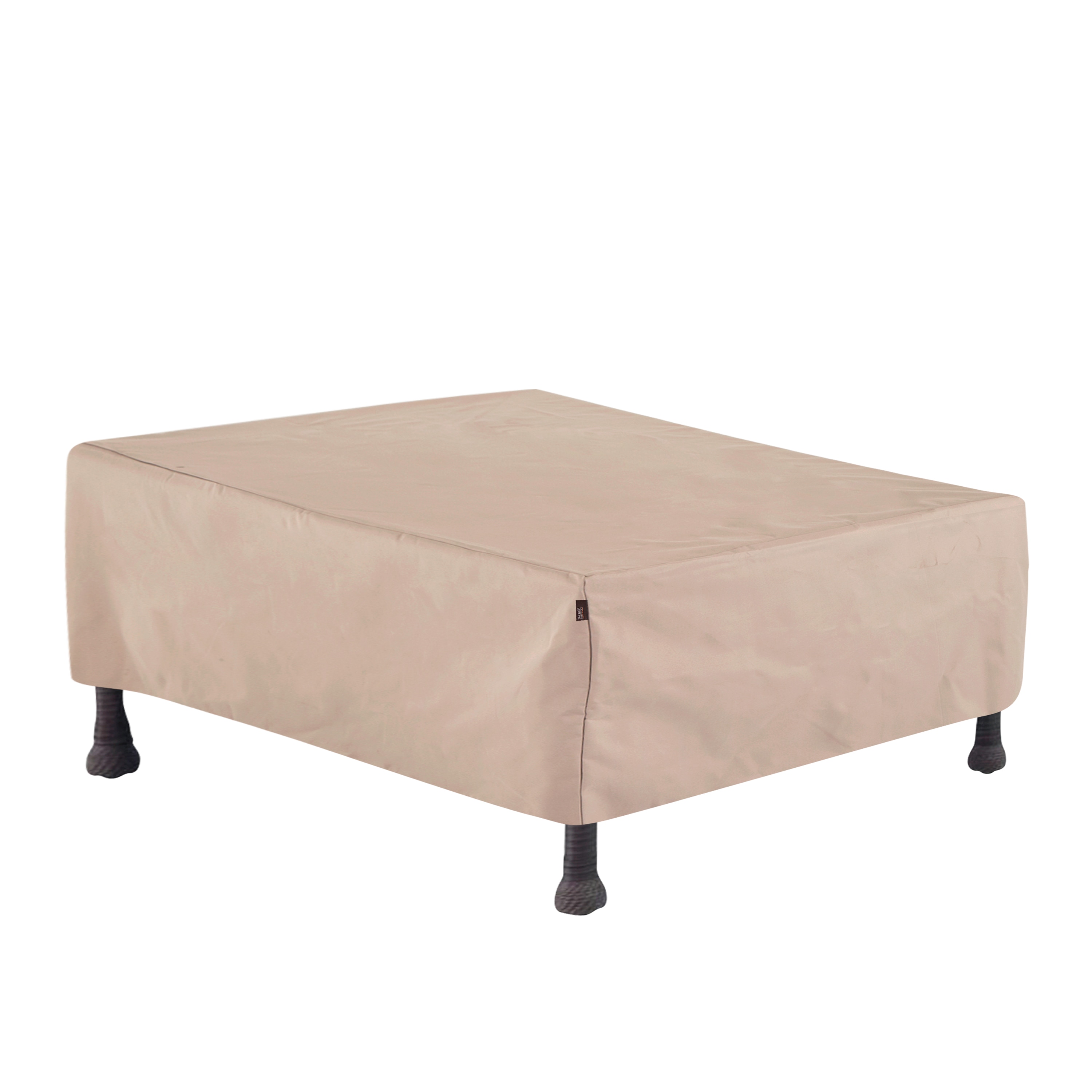 Modern Leisure 2928 Chalet Beige Polyester Patio Furniture Cover For Ottoman