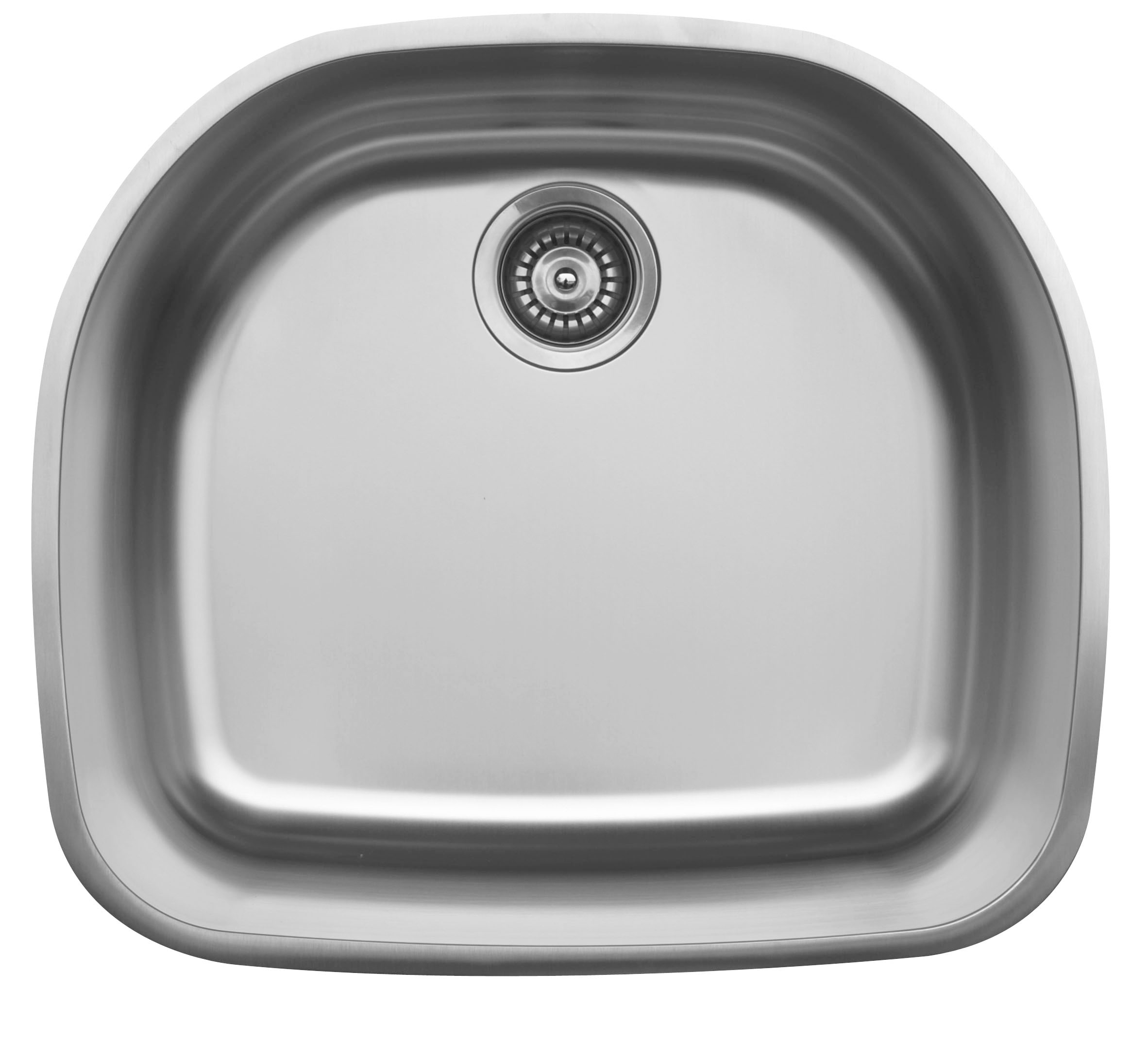 Karran U-2321 Undermount 22.625-in x 20.125-in Stainless steel Single bowl 18 -Gauge Kitchen Sink