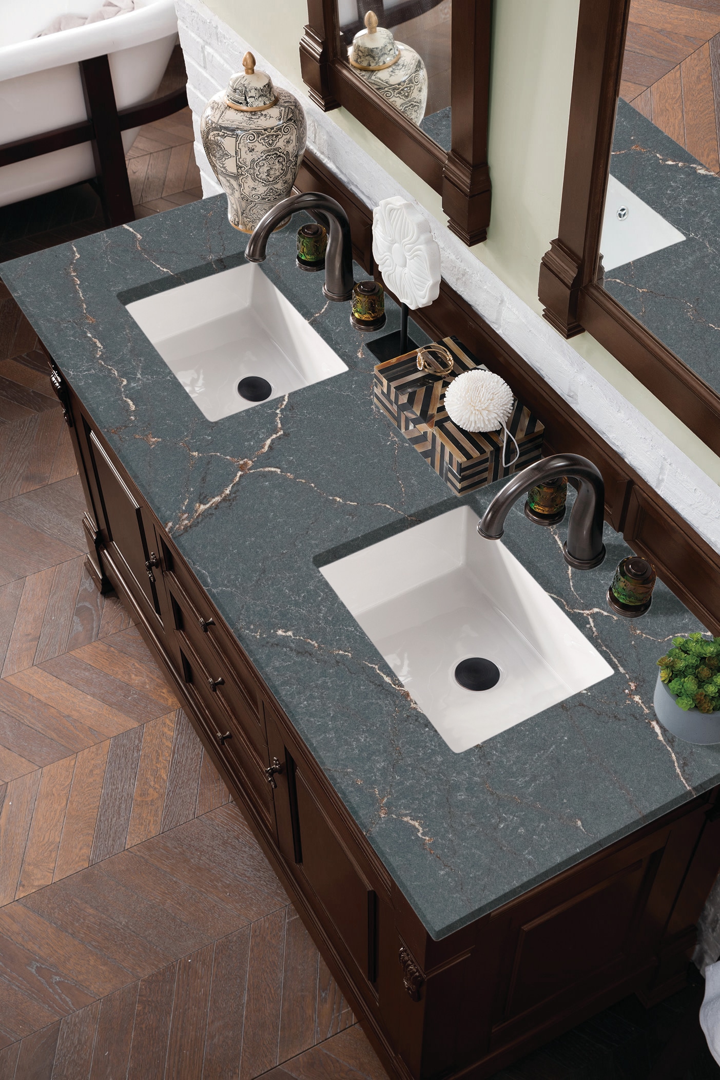 James Martin Vanities 147-114-5661-3PBL Bath-Vanity-Combo - View #5
