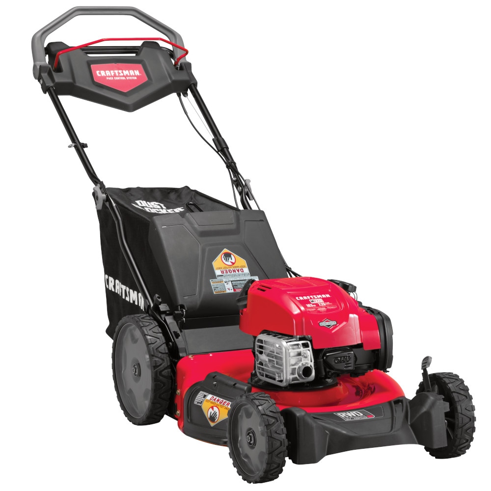 CRAFTSMAN M320 163-cc 21-in Gas Self-propelled Lawn Mower with Briggs and  Stratton Engine in the Gas Push Lawn Mowers department at