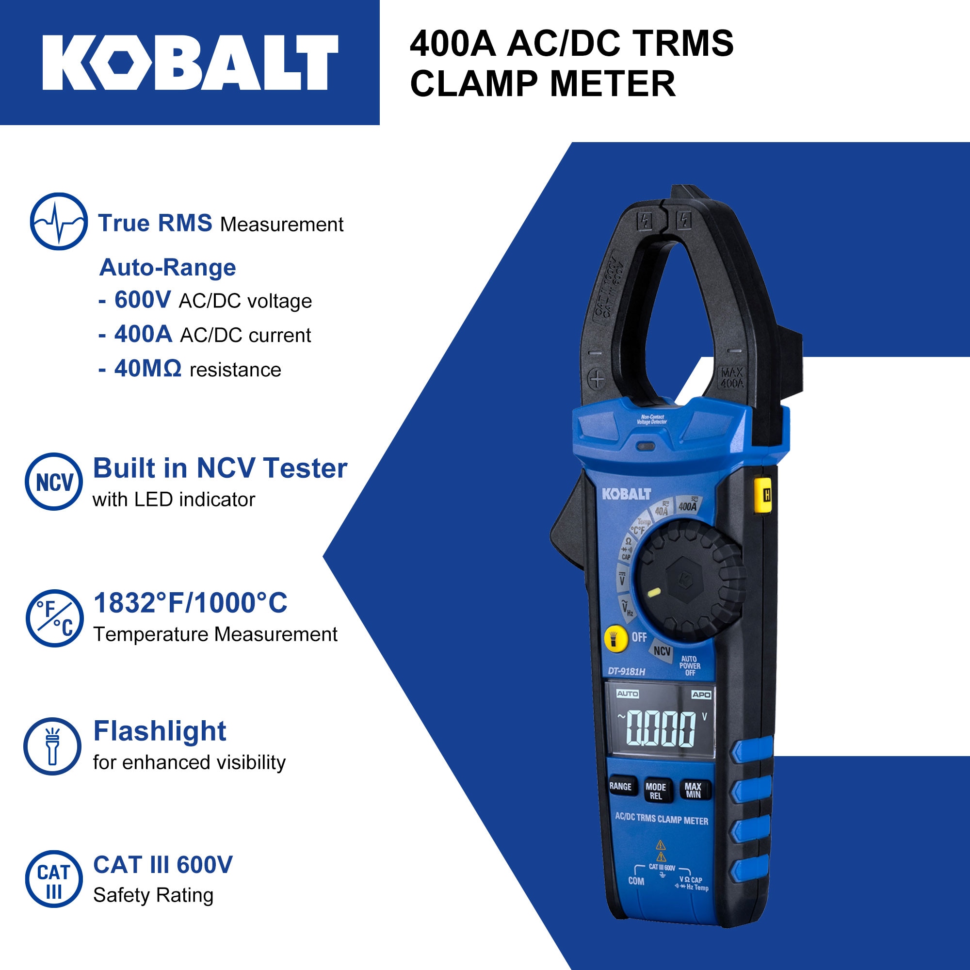 Kobalt DT-9181H multimeters - View #5
