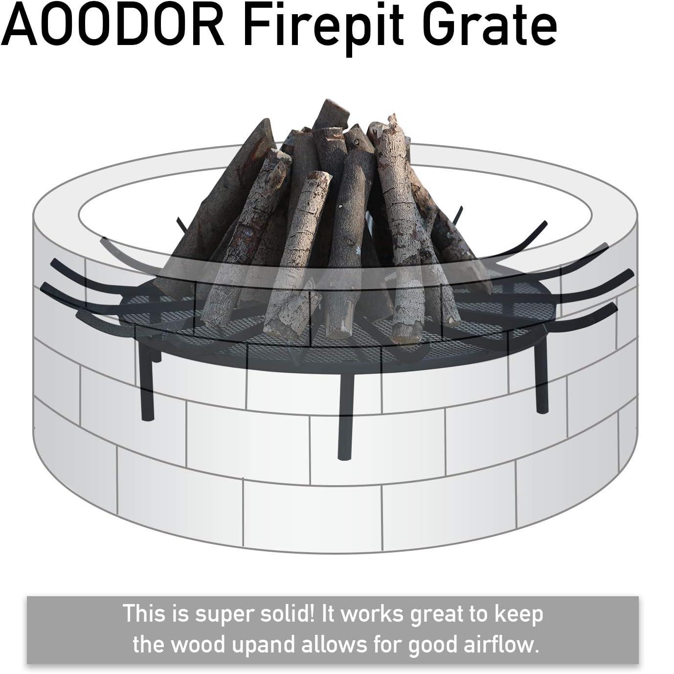 Aoodor A101-PBKBK Fireplace-Grates - View #3