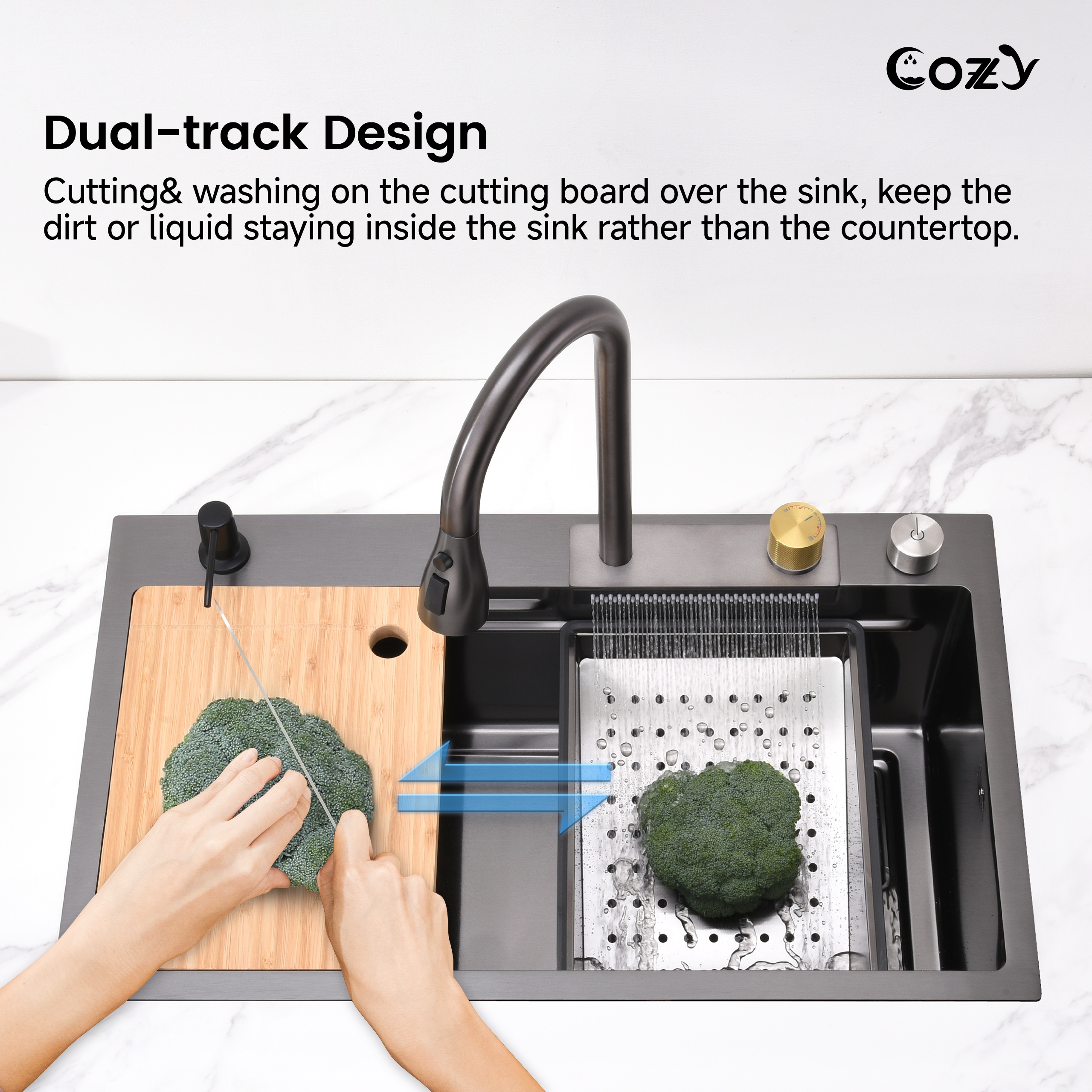 Forclover WHC-SS30H2S1ACSL Kitchen-Sinks - View #5