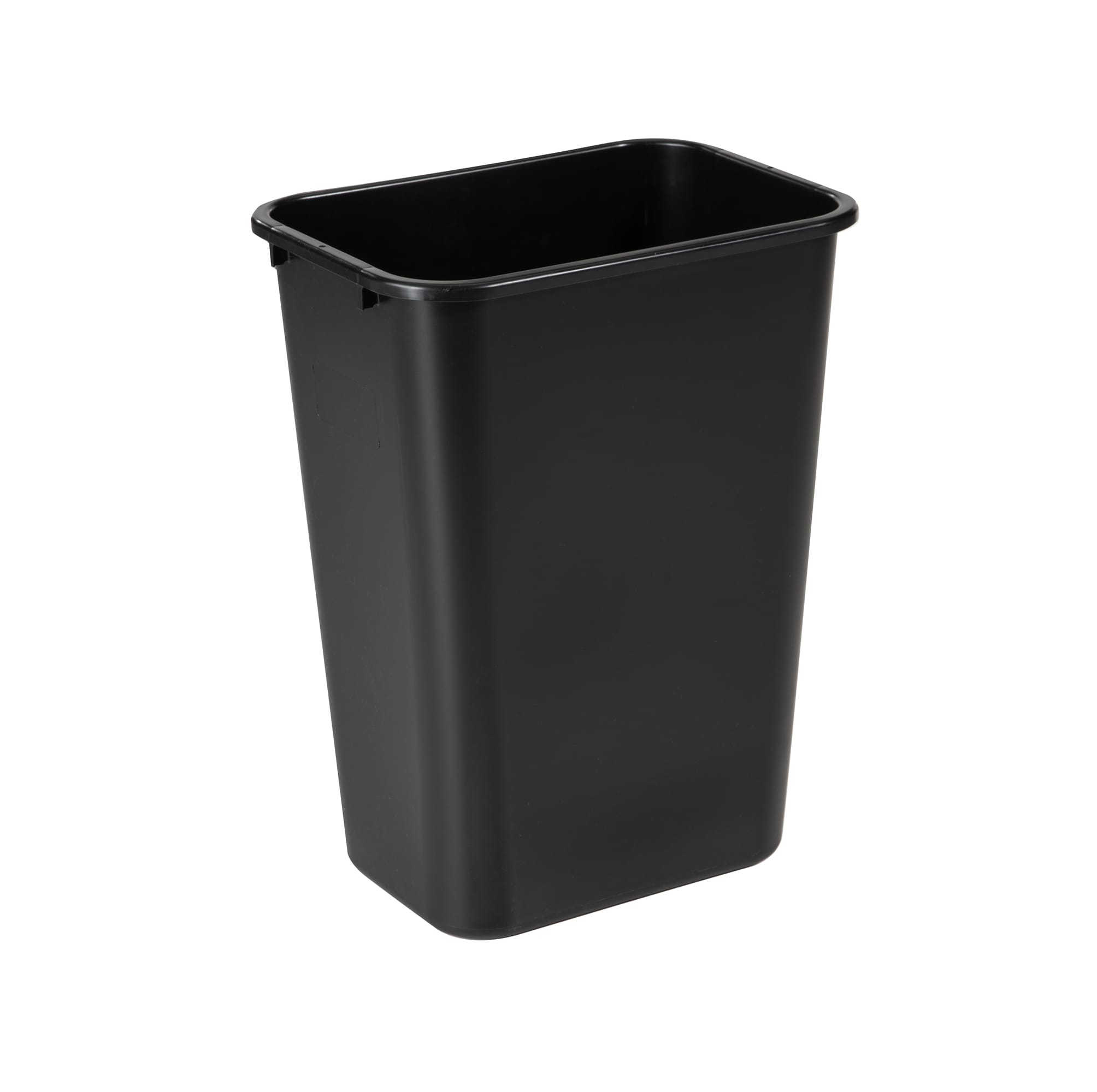 13 Quart Trash Can  Lavex Janitorial 13 Qt. / 3 Gallon Black Rectangular  Wastebasket / Trash Can