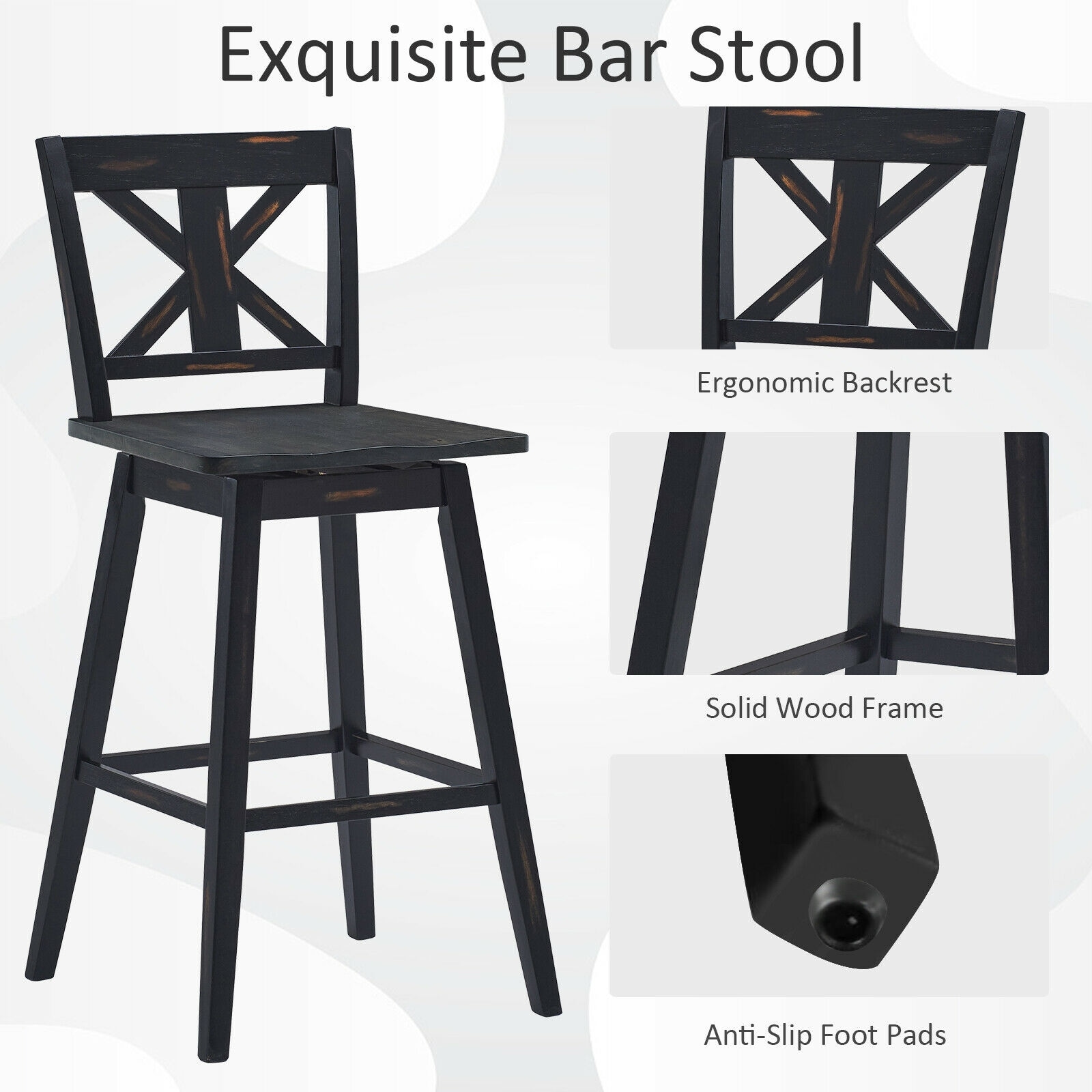 Iseryn ID10004BK29 stools - View #2