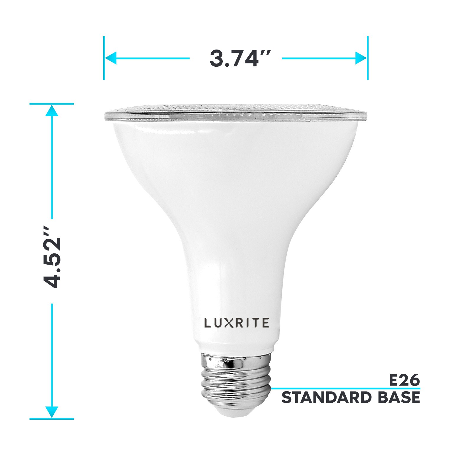 Luxrite LR31608-4PK Led-Flood-Spot-Light-Bulbs - View #5