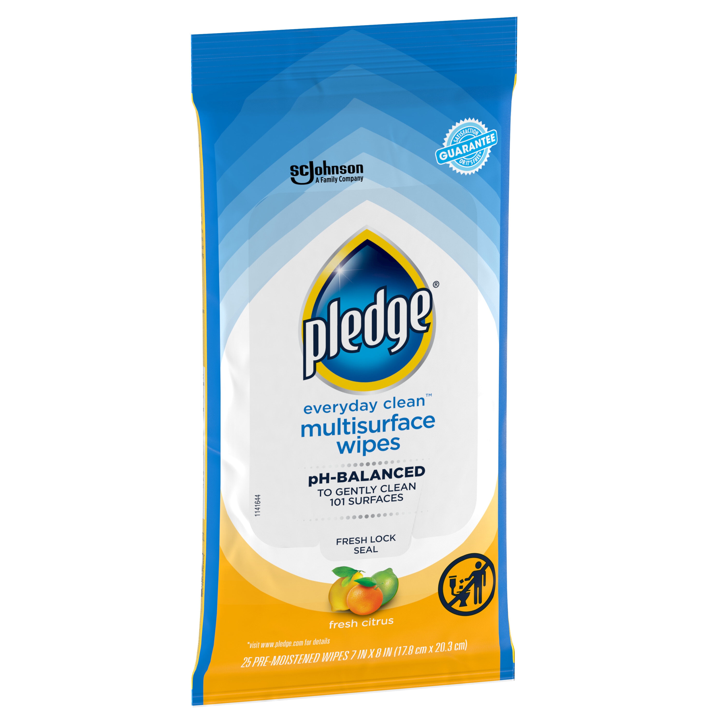 Pledge 25-Count Citrus Wipes All-Purpose Cleaner in the All-Purpose  Cleaners department at