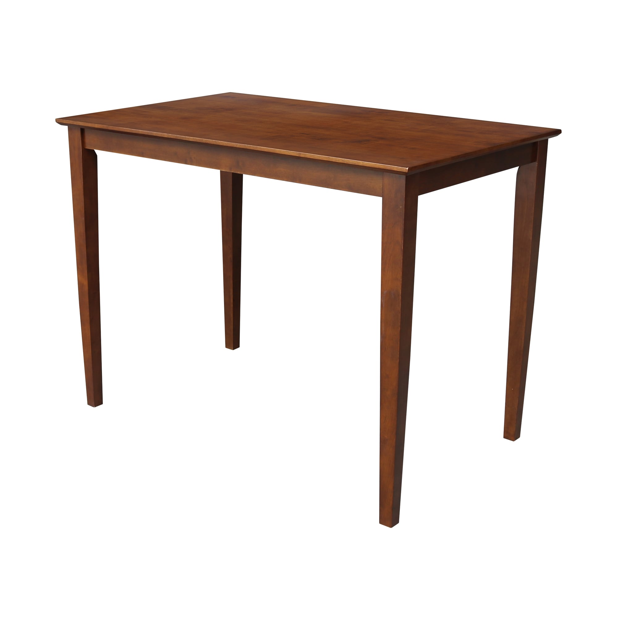 International Concepts K581-3048-36S Espresso Traditional Counter Table, Wood with Espresso Wood 48-in L x 36-in H