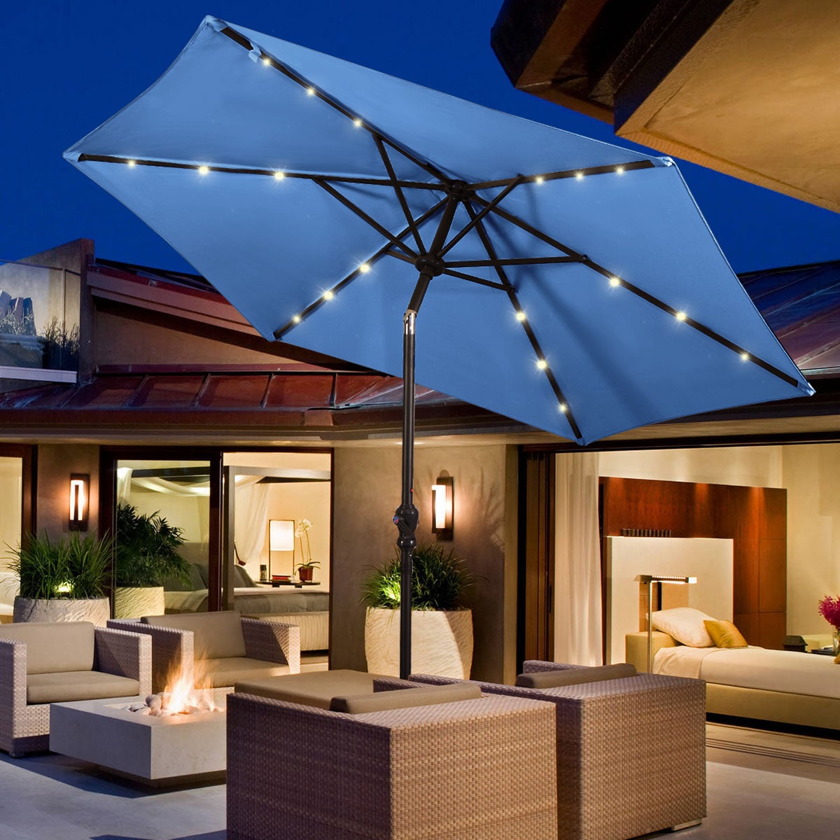 Costway OP2804BL Umbrellas-2 - View #10