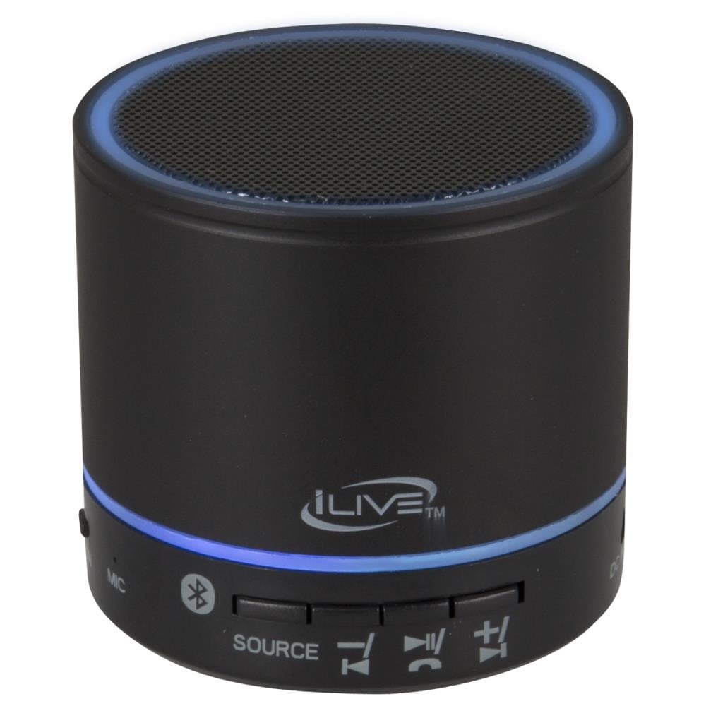 2.48-in 1.5-Watt Bluetooth Compatibility Indoor Portable Speaker in Black | - iLive ISB07B