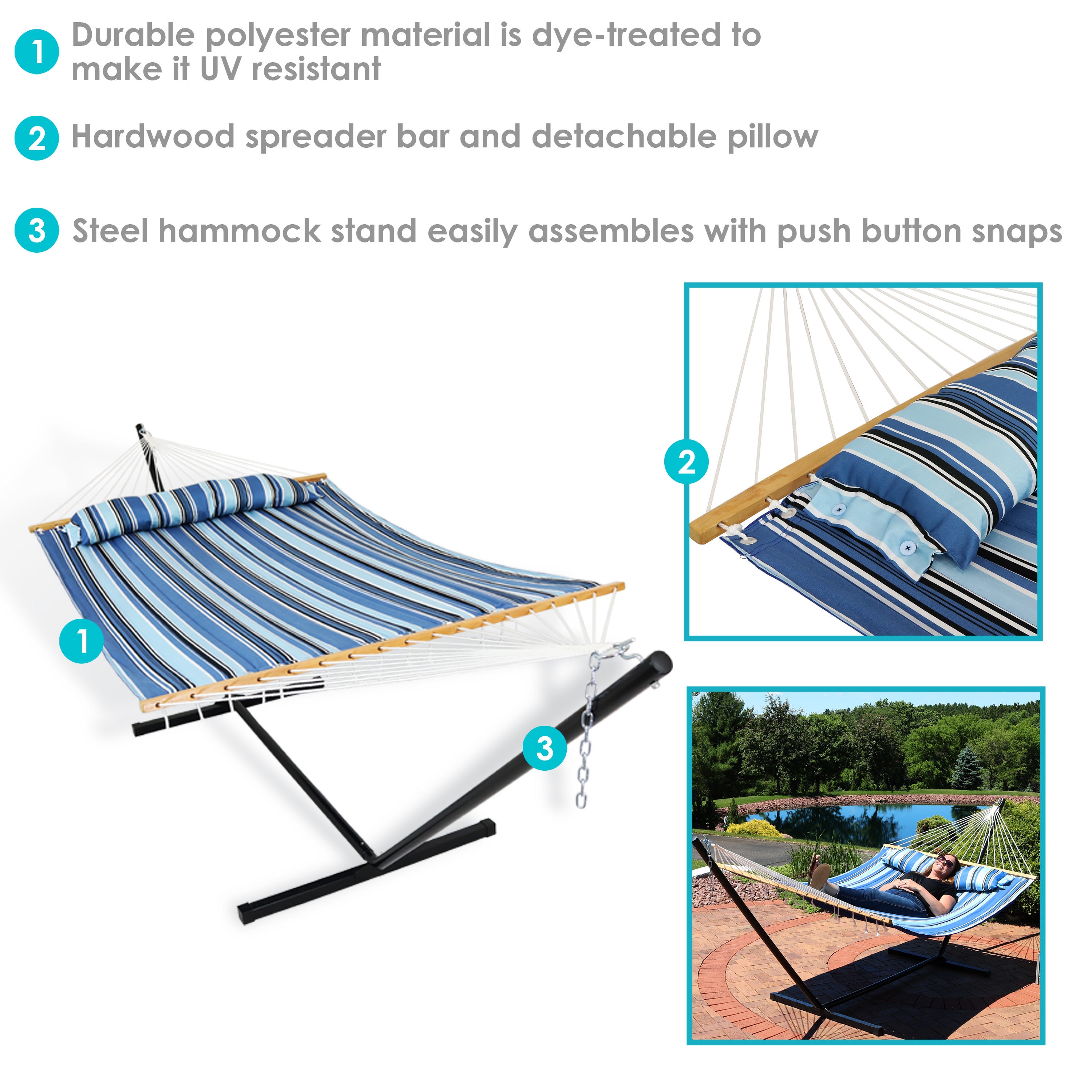 Sunnydaze Decor OP-169-COMBO hammocks - View #5