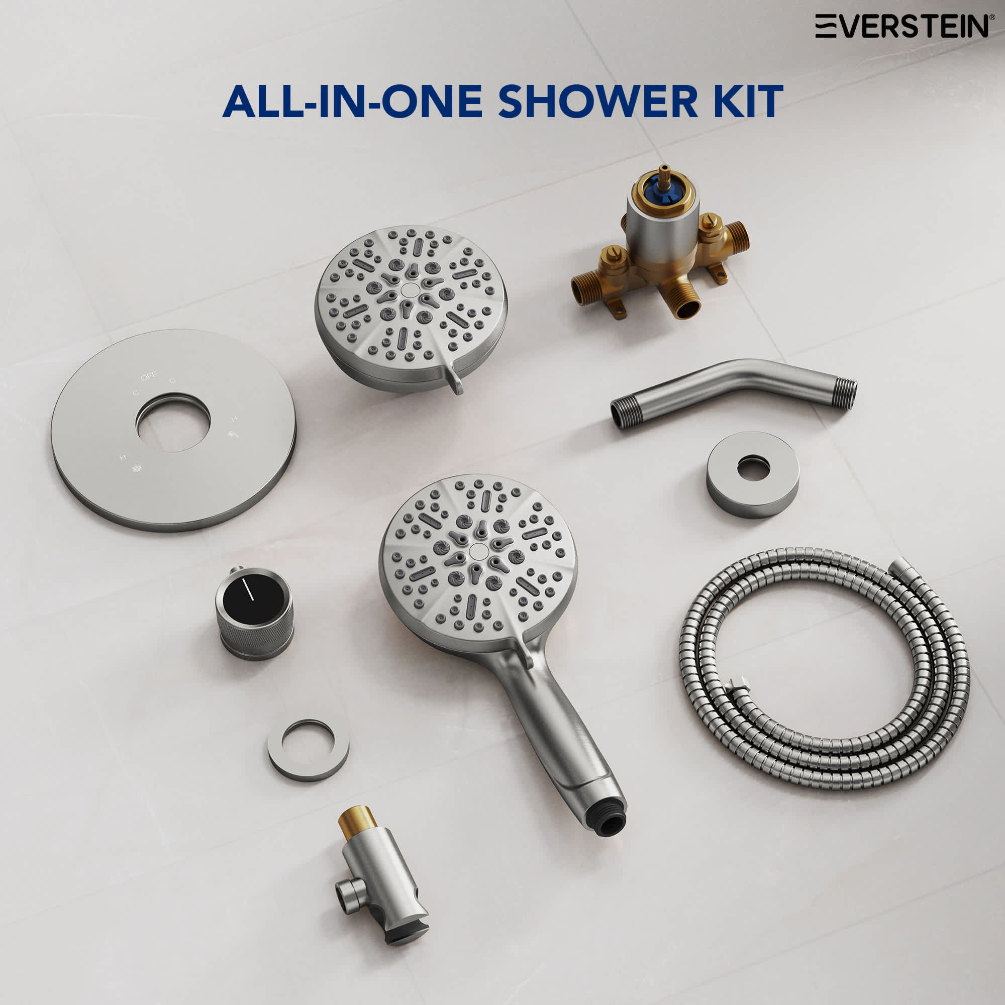 EVERSTEIN SFS-1103-NK Showerhead-Bar-Panels - View #13