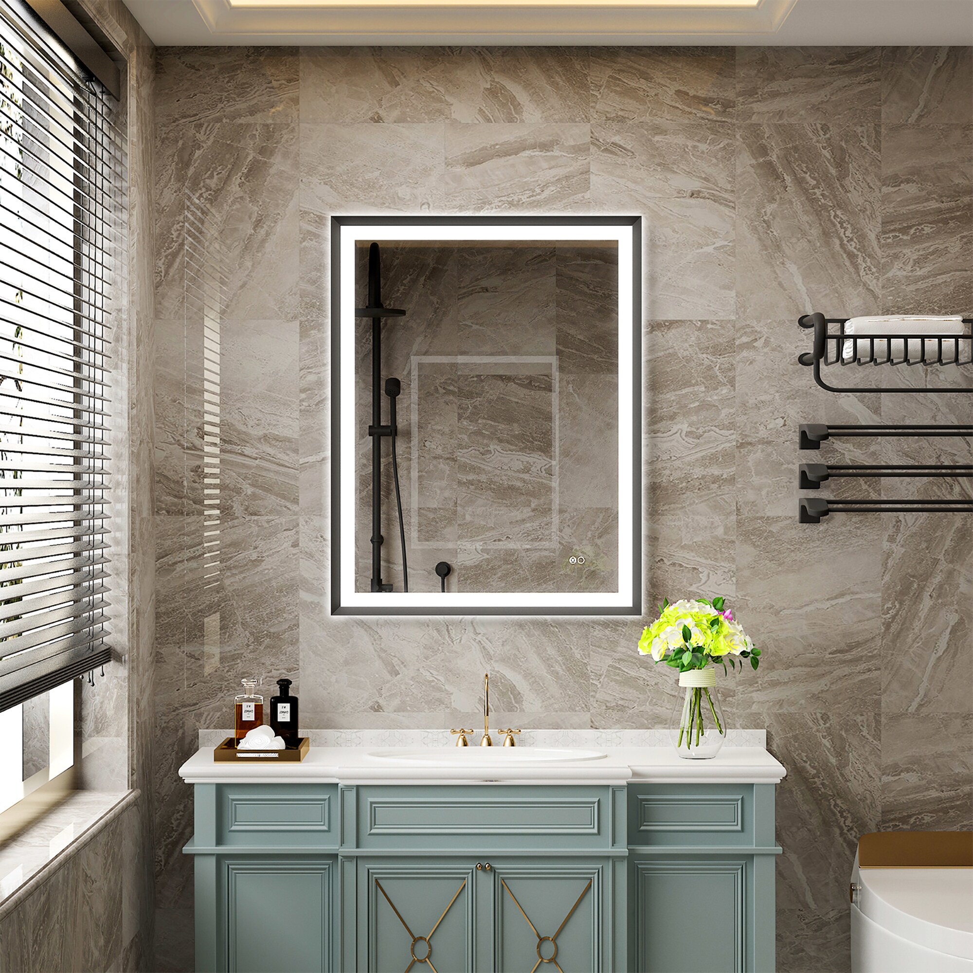 Forclover JSEX2836-BS1 Framed-Bath-Mirrors - View #3