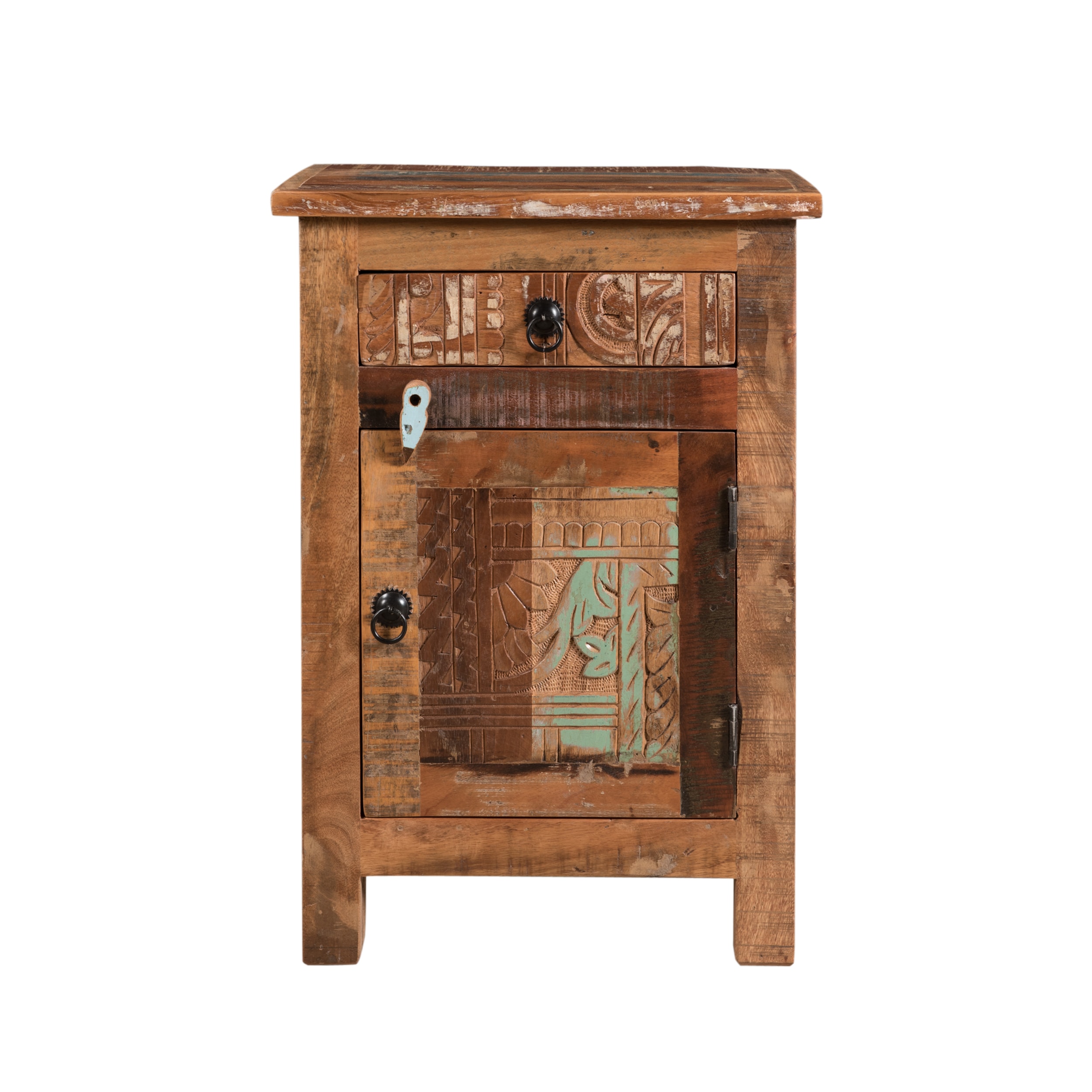 Best Selling Home Decor 310255 18-in W x 26-in H Brown Wood Rectangular Modern End Table with Storage