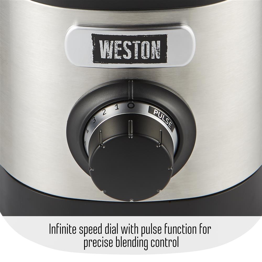 Weston 64-oz Black 1800-Watt Pulse Control Blender in the Blenders  department at