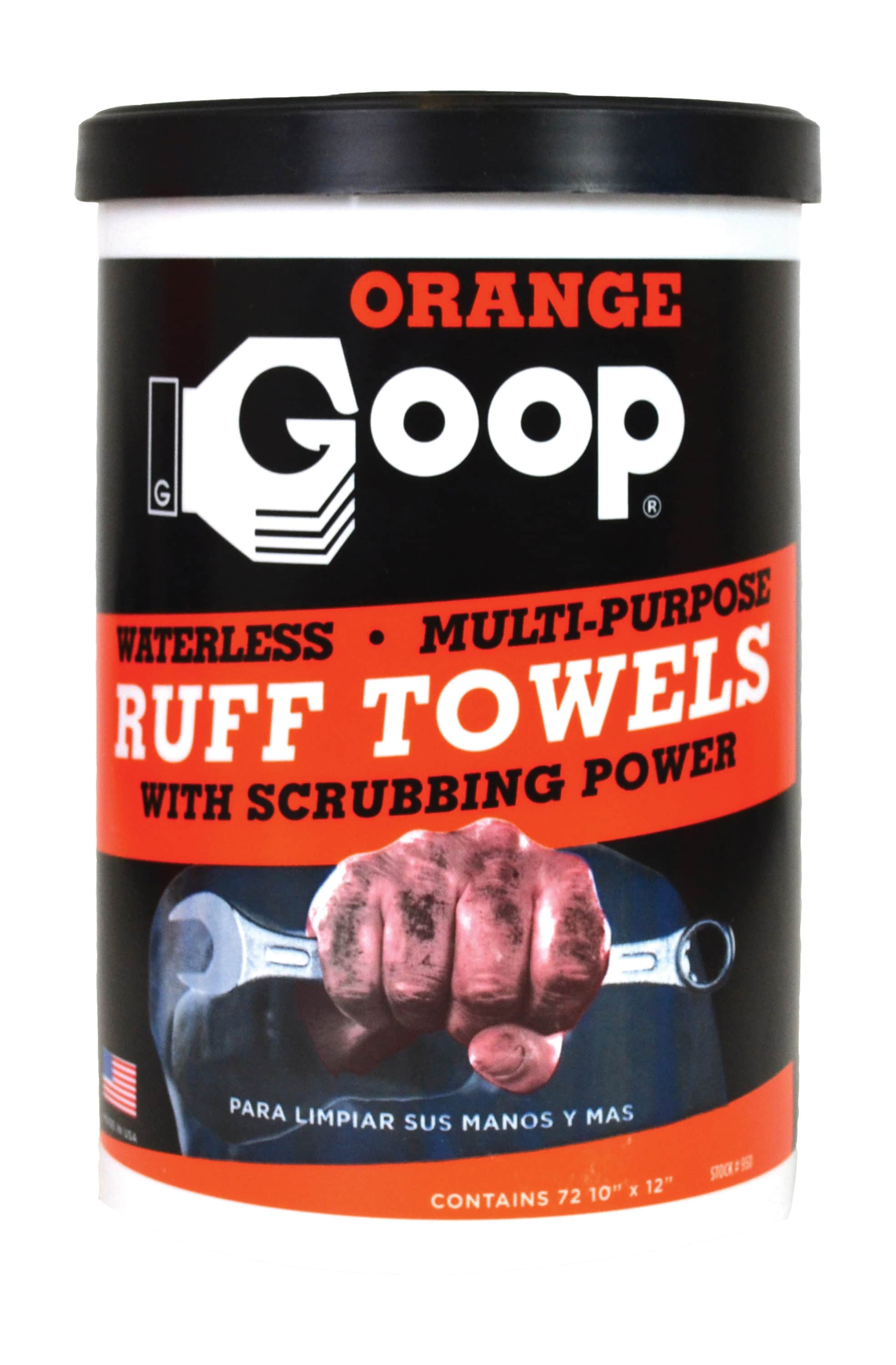 GOOP #930 Hand Cleaning Towel, Dispensing Bucket, Cleans Hands, Tools, -  Trash Rite