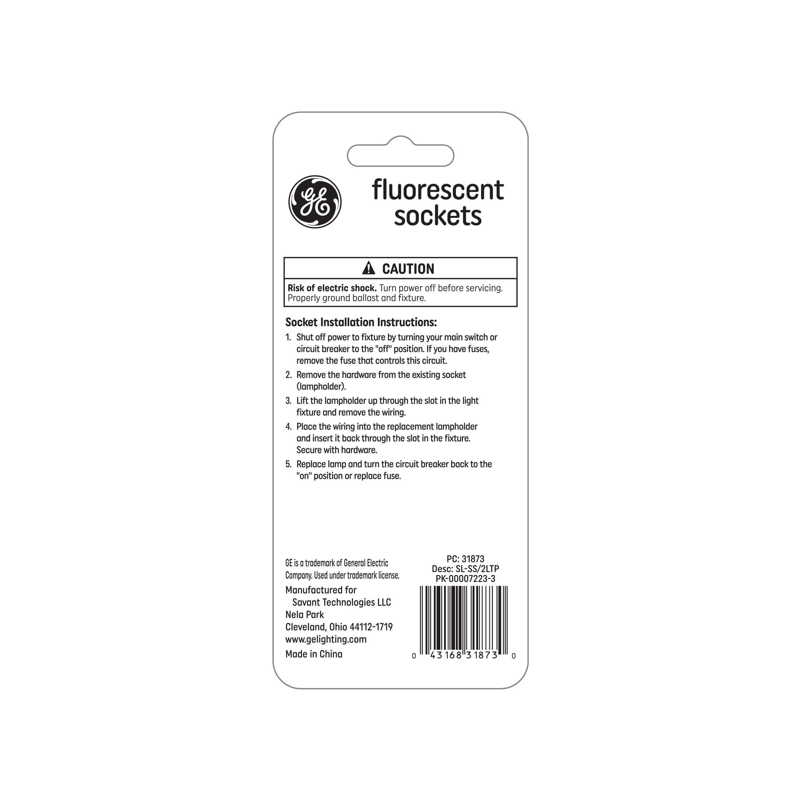 GE 31873 Fluorescent-Lighting-Parts-Acc - View #3