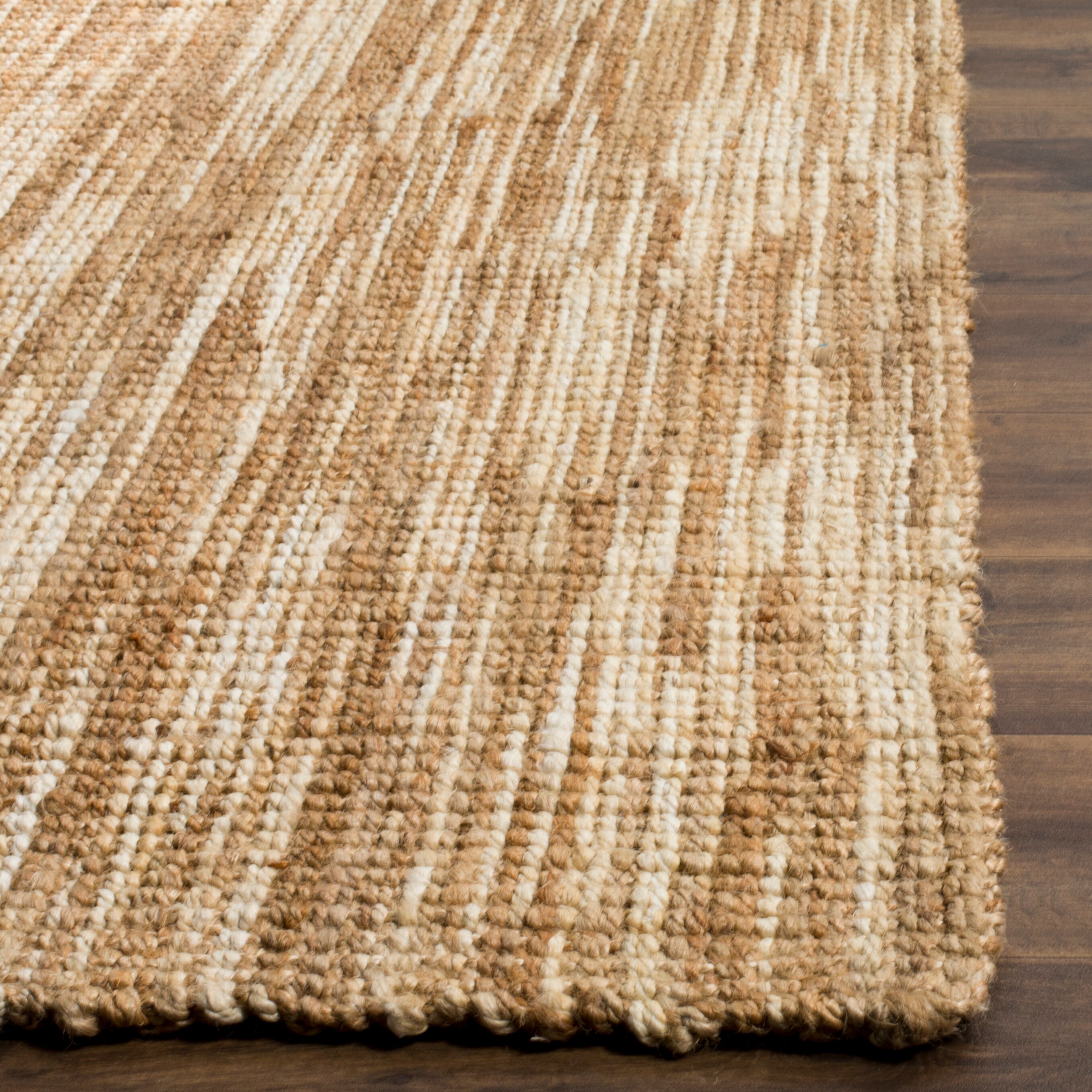 Safavieh Natural Fiber Bellport 8 X 10 (ft) Jute Natural Indoor Solid  Coastal Area Rug