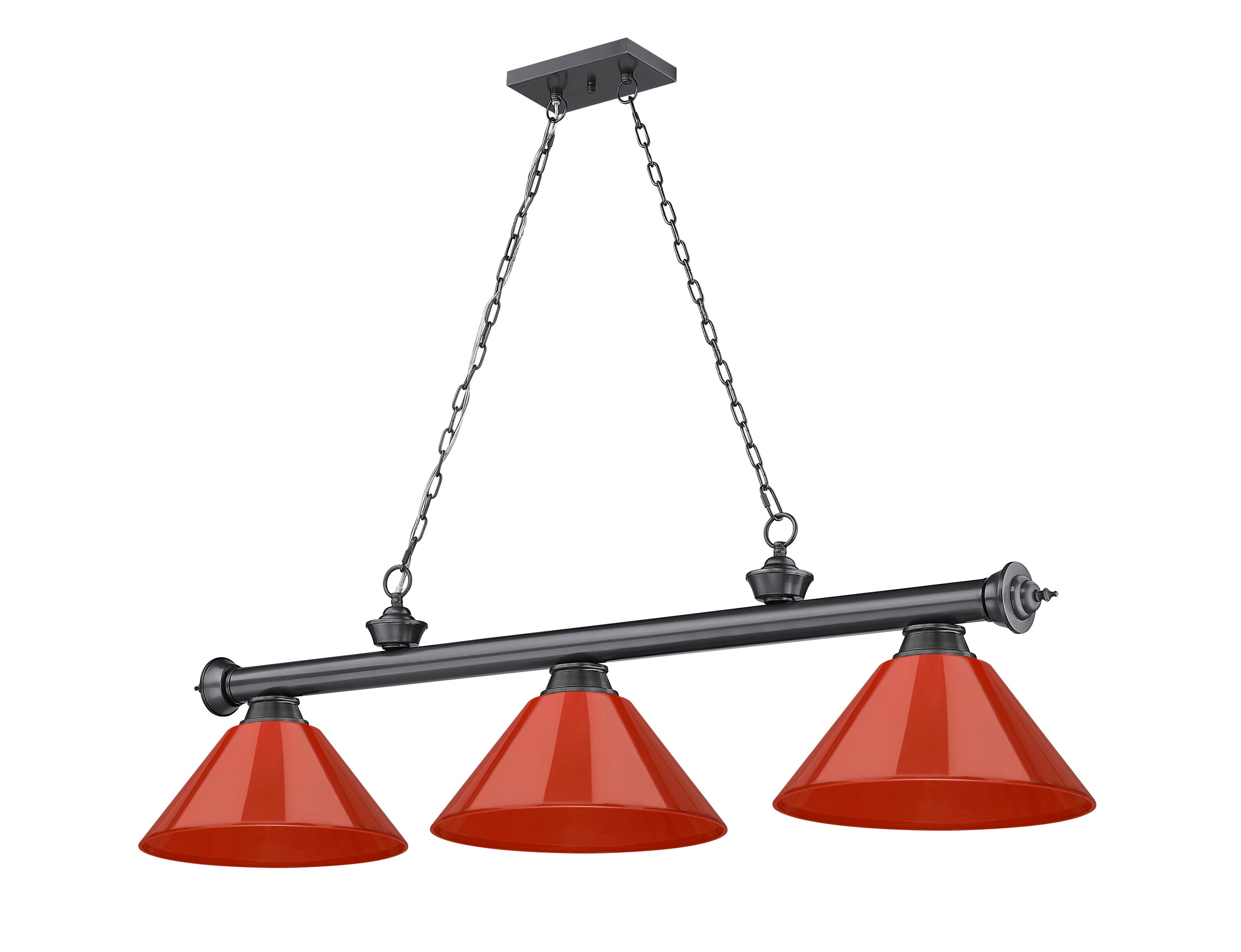 Z-Lite 2306-3BP-PRD Pool-Table-Lighting - View #5