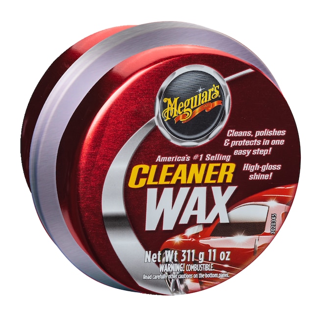 Meguiar's Cleaner Wax, A1214 11-fl oz Car Exterior Wax in the Car Exterior  Cleaners department at