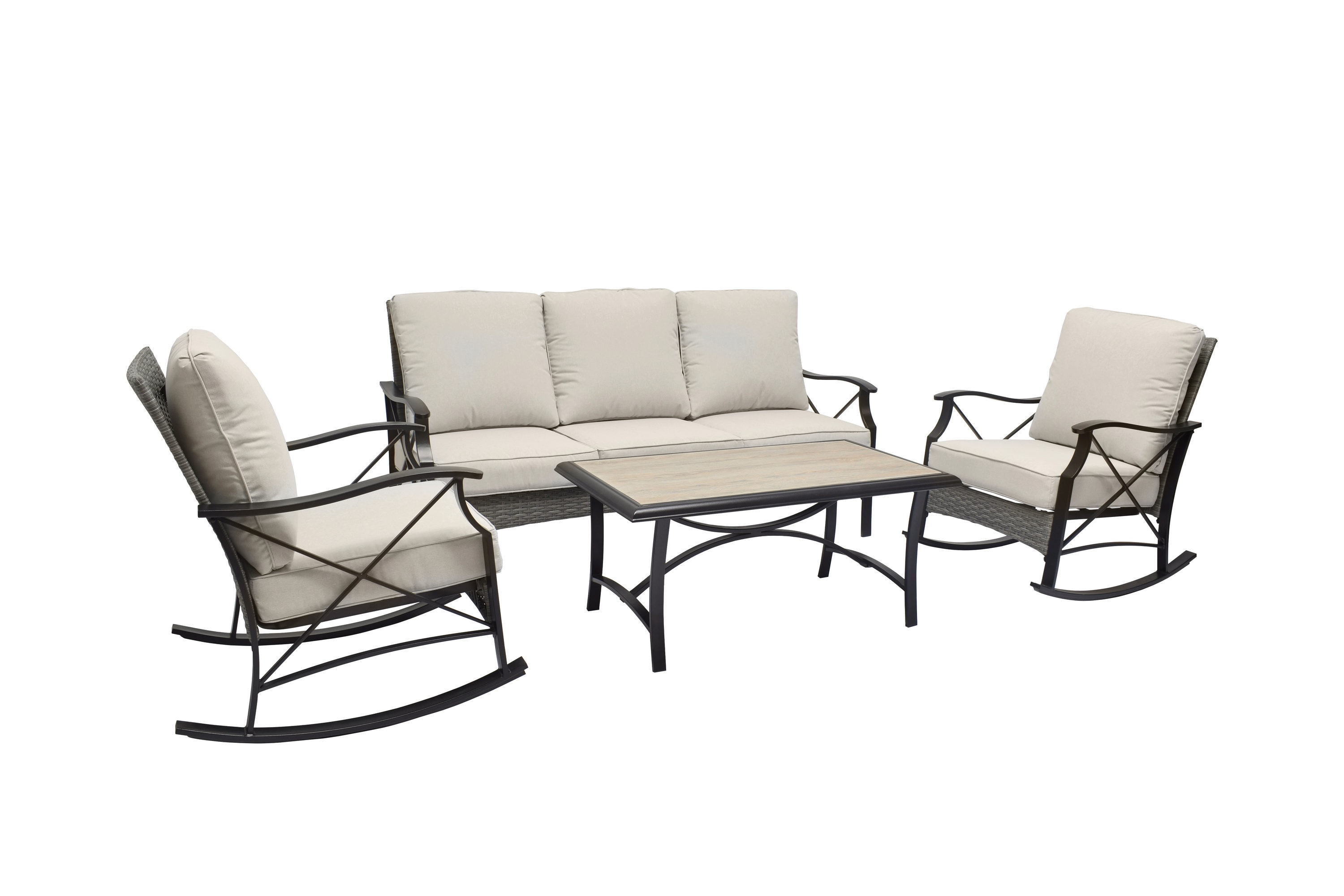 4pc patio conversation set