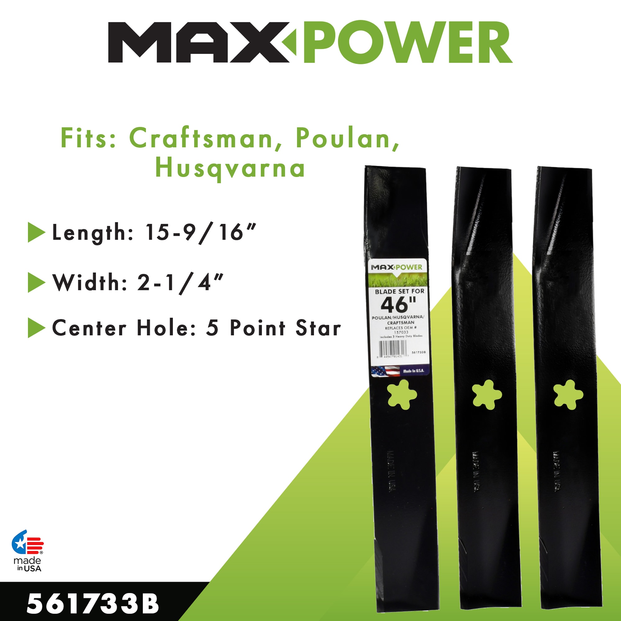 MaxPower 561733B Ope-Mower-Blades - View #5