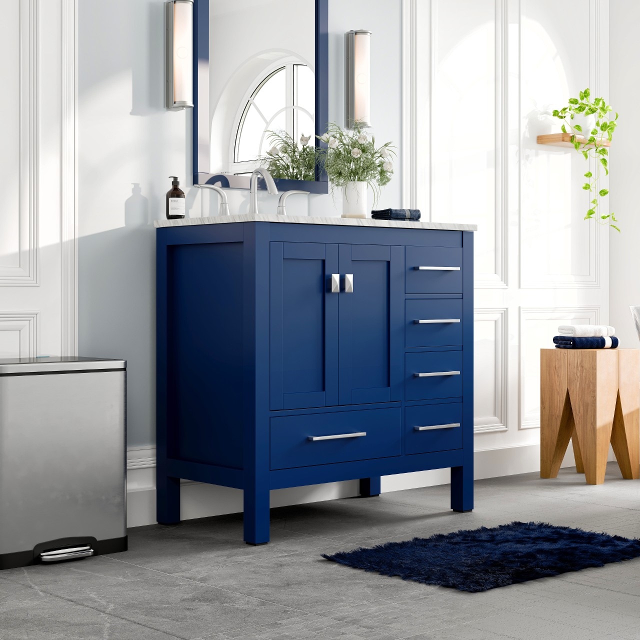 Eviva EVVN412-36BLU Bath-Vanity-Combo - View #2