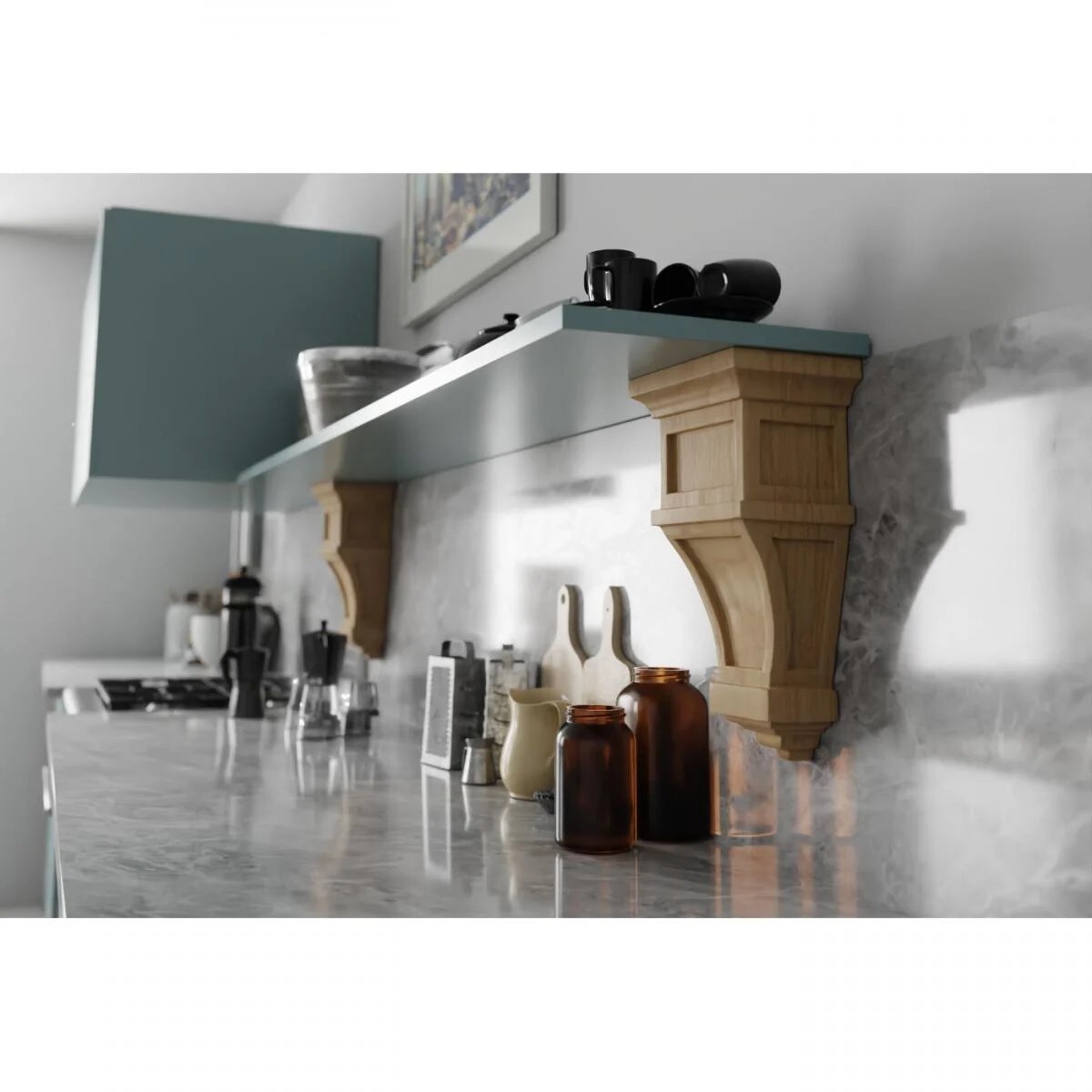 Ekena Millwork COR06X04X11APMA corbels - View #5