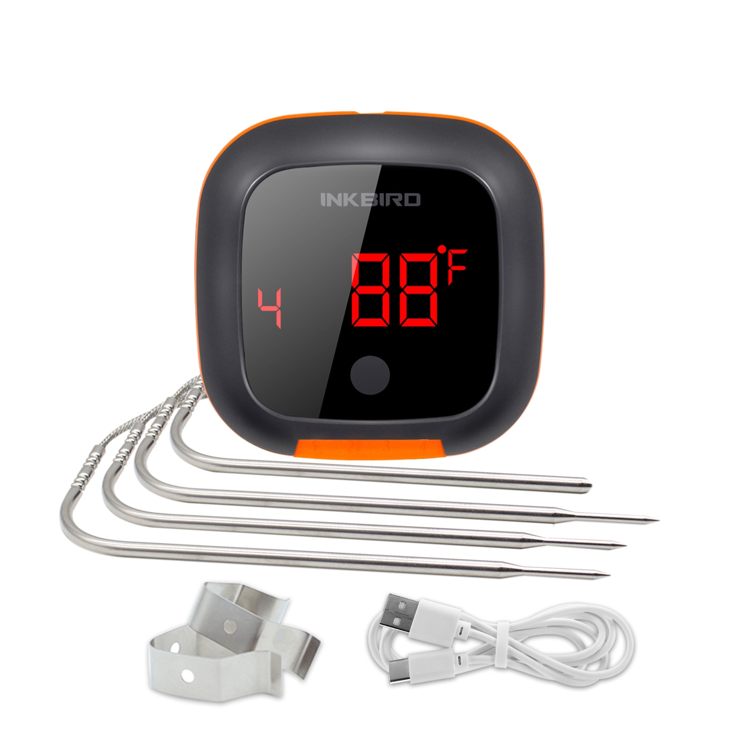 INKBIRD Square Bluetooth Compatibility Grill Thermometer in the Grill  Thermometers department at