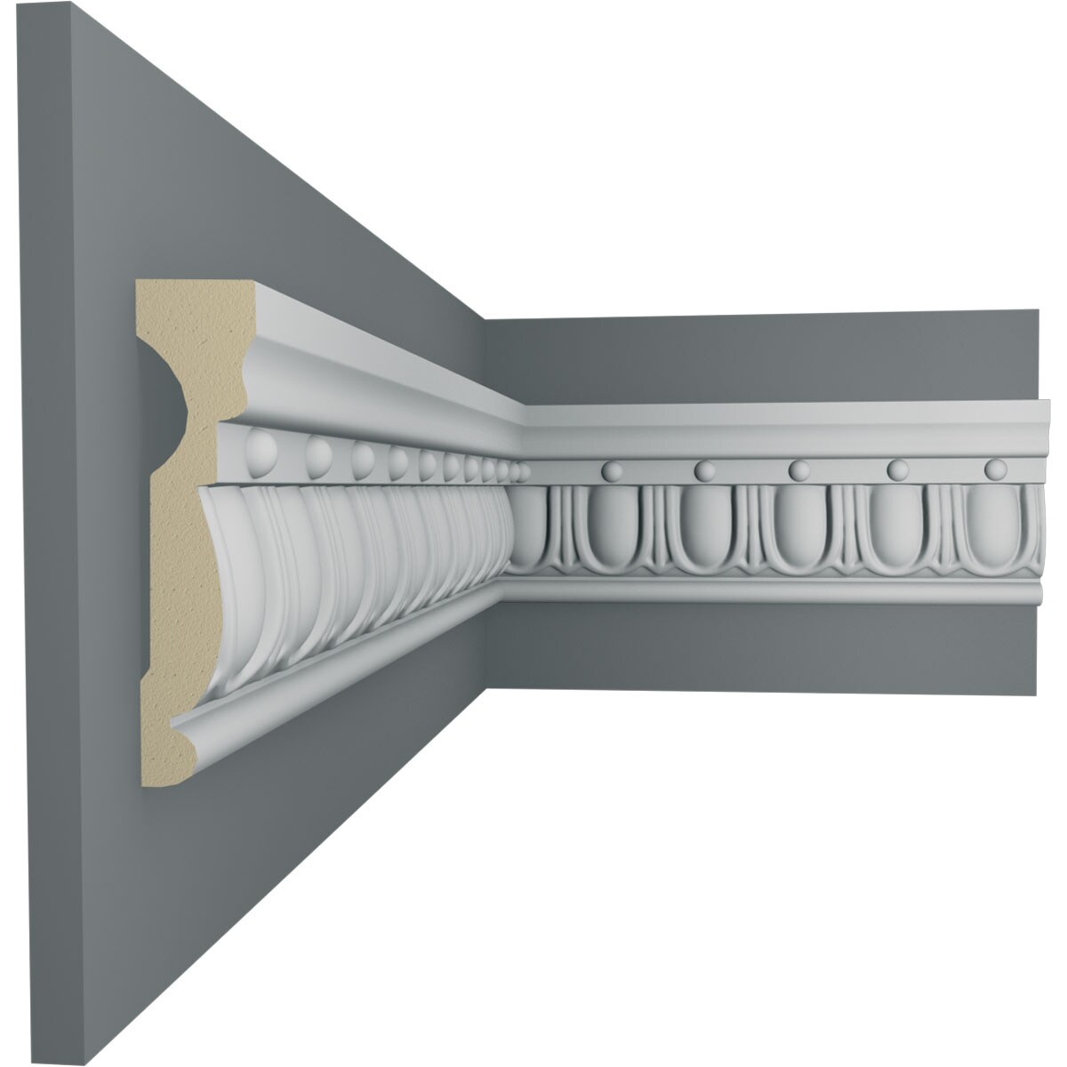 Ekena Millwork CHA03X01LI-CASE-12 Chair-Rail-Moulding - View #5