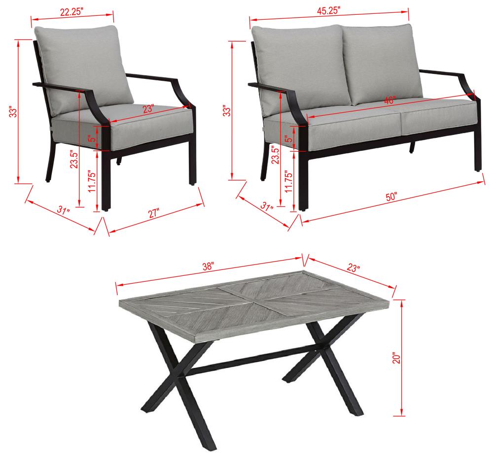 Donglin Furniture DL-21067 Patio-Conversation-Sets - View #11