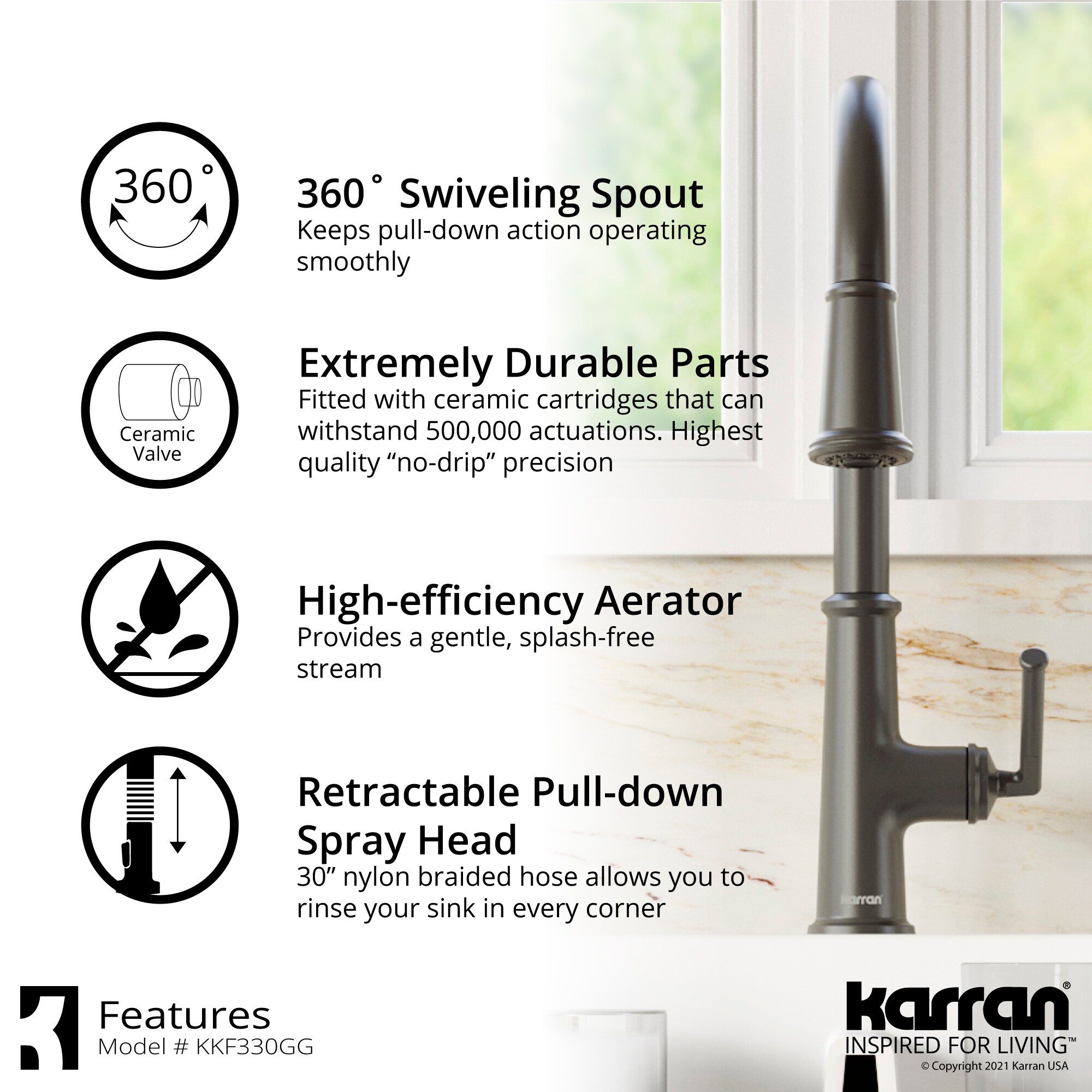 Karran QT710WHKKF330GG Kitchen-Sinks - View #9
