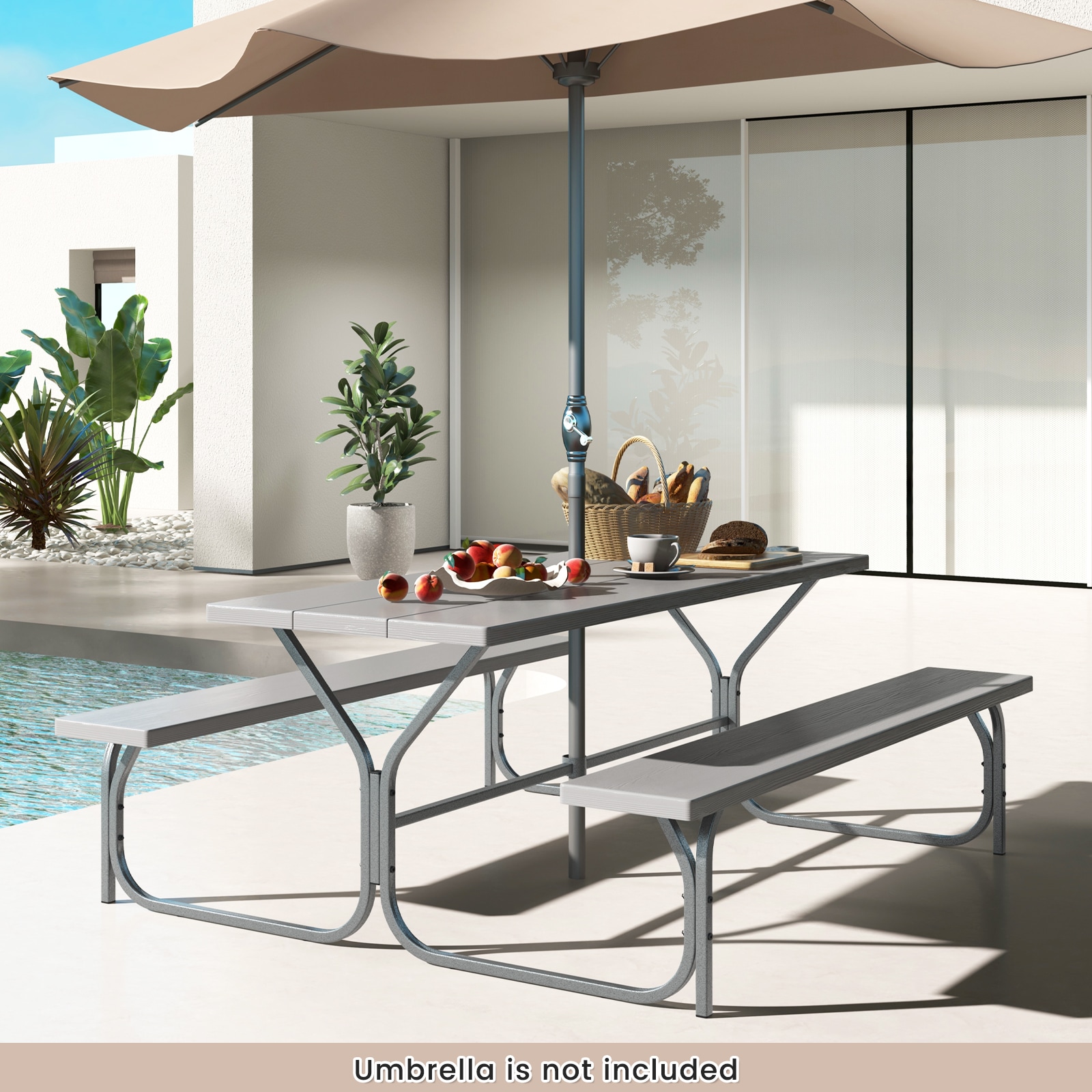 Forclover HYFL-66GR+ Picnic-Tables - View #7