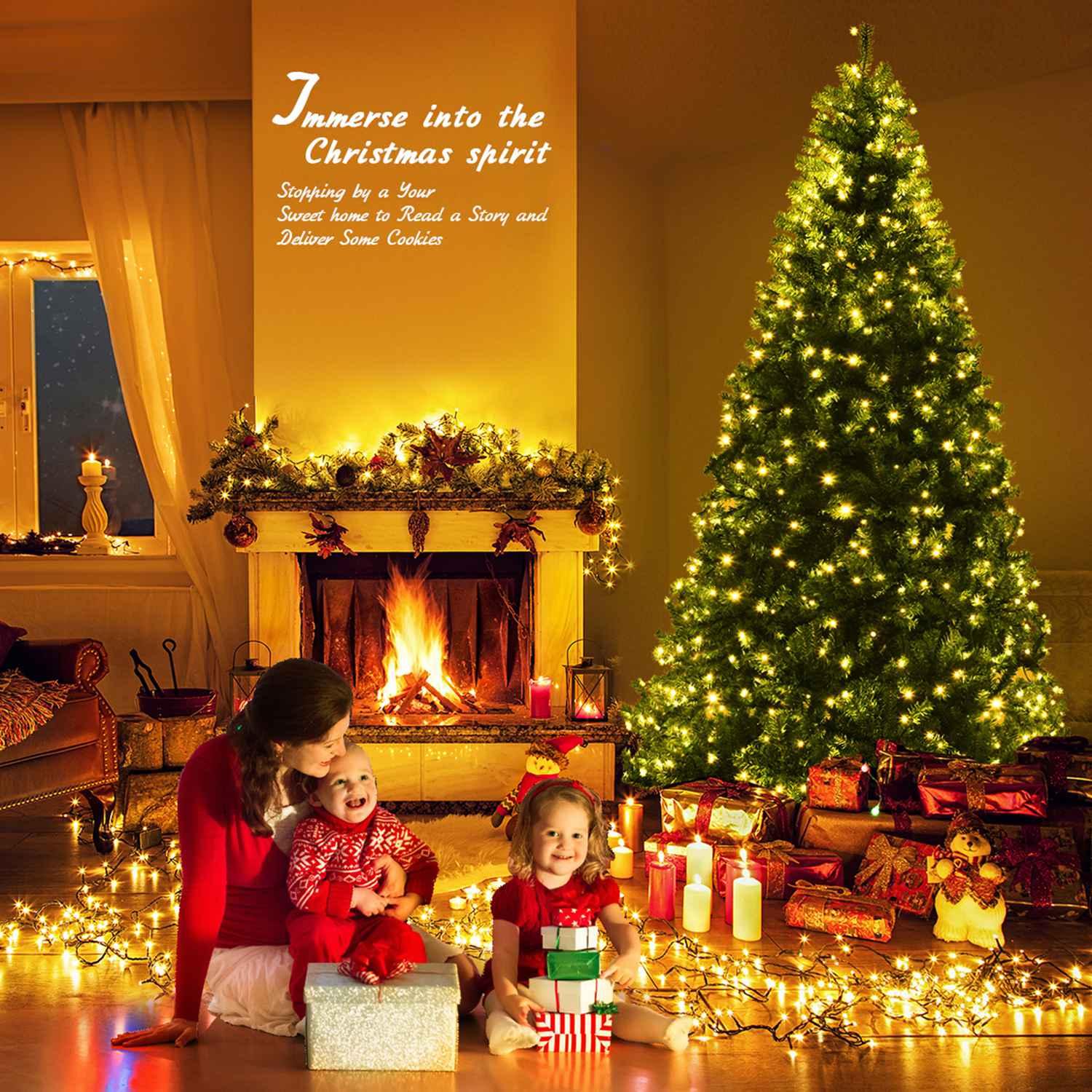Costway CSHY000383 Artificial-Christmas-Trees - View #4