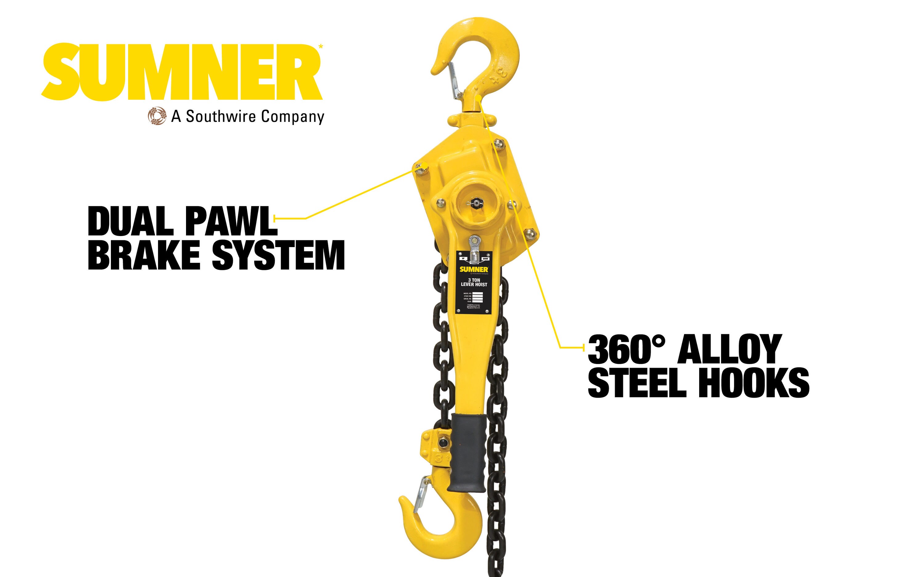 Southwire 3 Ton Lever Hoist 15-ft 787552 at Lowes.com