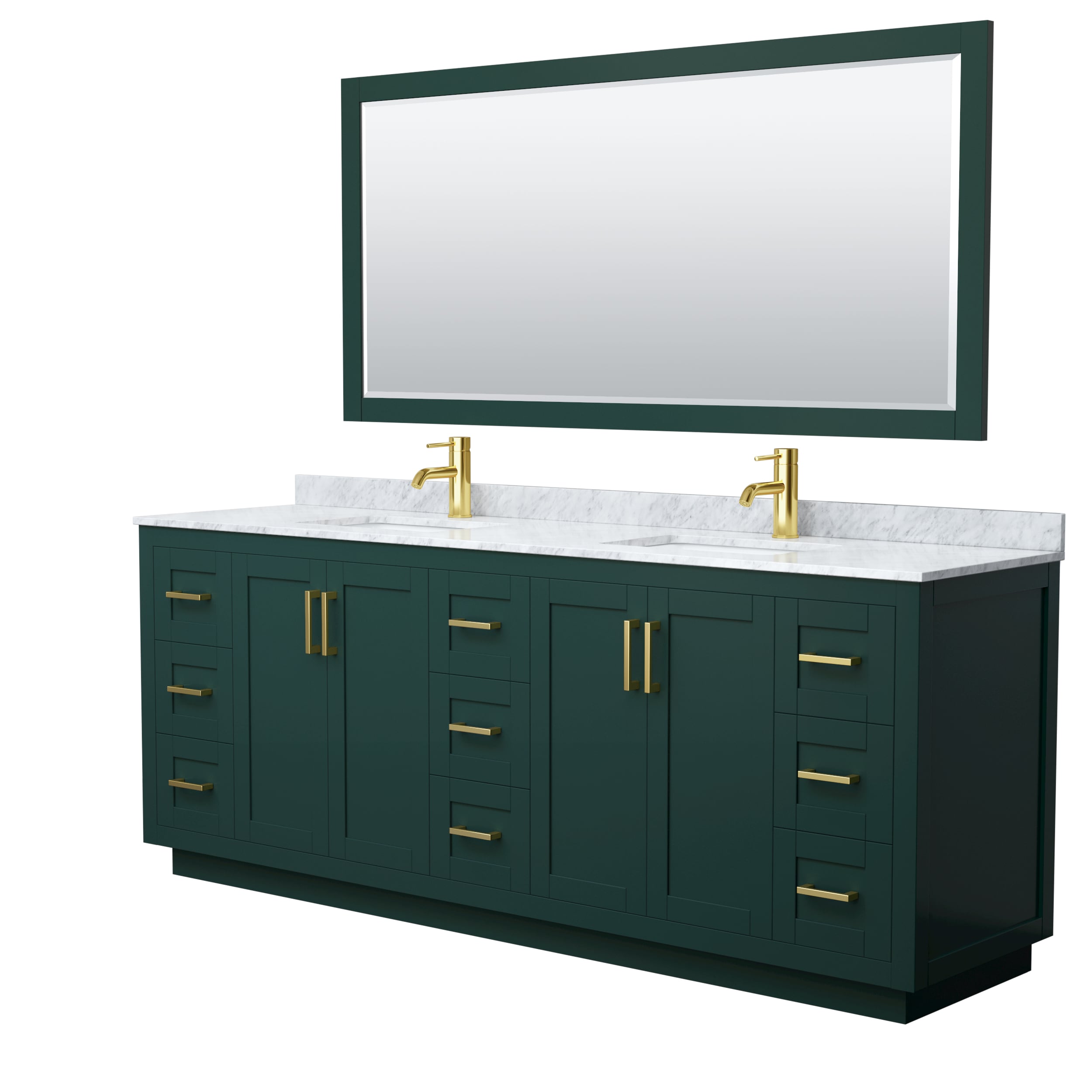 Wyndham Collection WCF292984DGDCMUNSM70 Bath-Vanity-Combo - View #2