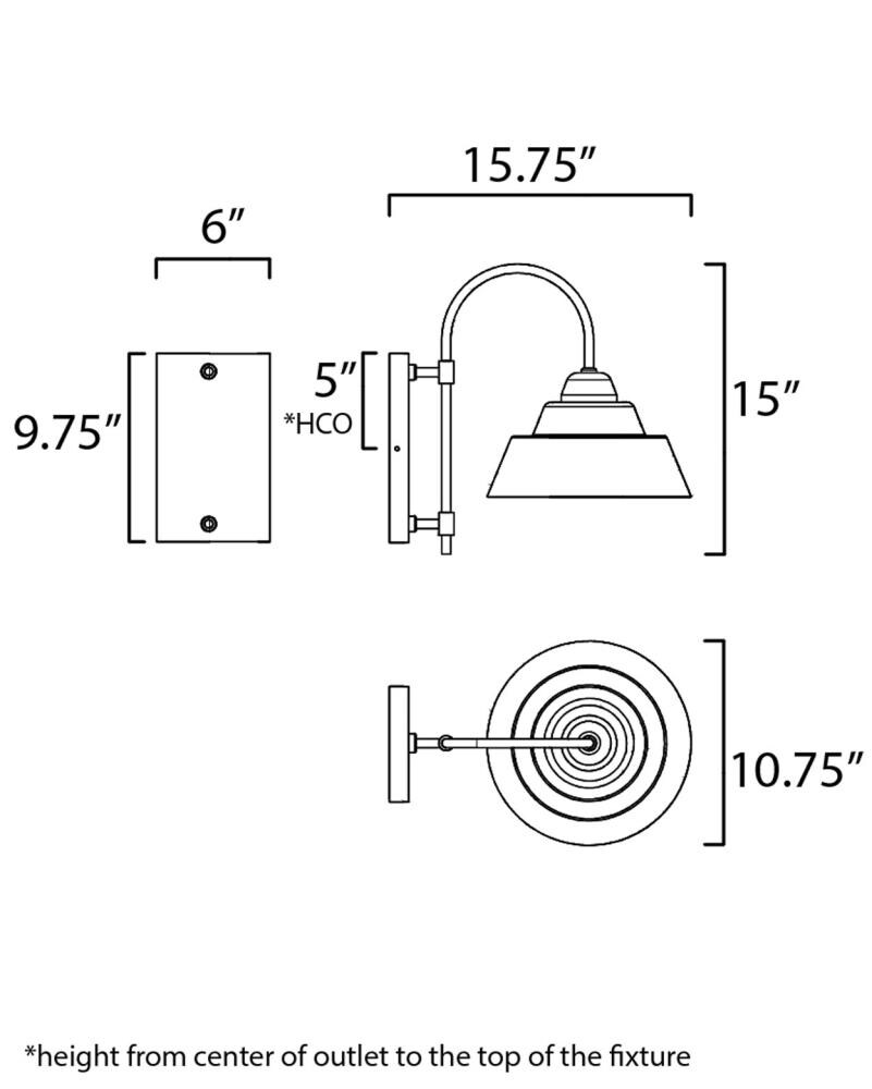 Maxim Lighting 10104BK Outdoor-Wall-Lighting - View #5