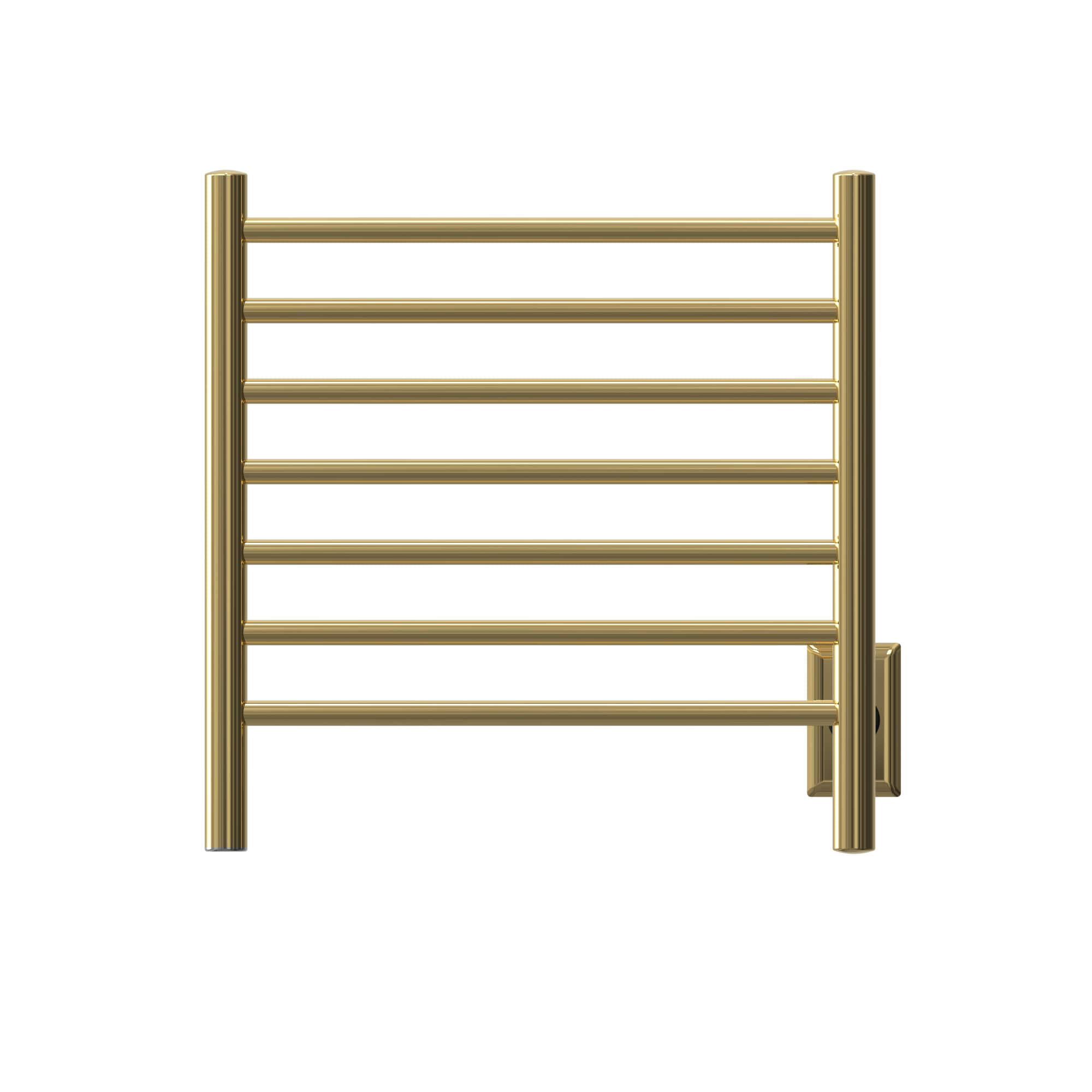 Amba Products RWHS-SPG Polished Gold Hardwired Wall mount Towel Warmer 21.325-in x 4.75-in x 21.25-in