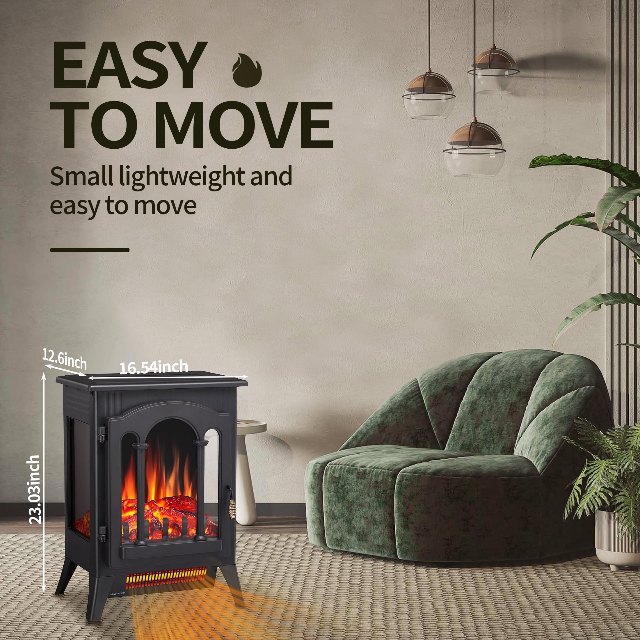 COWSAR 5220 Electric-Fireplaces - View #6